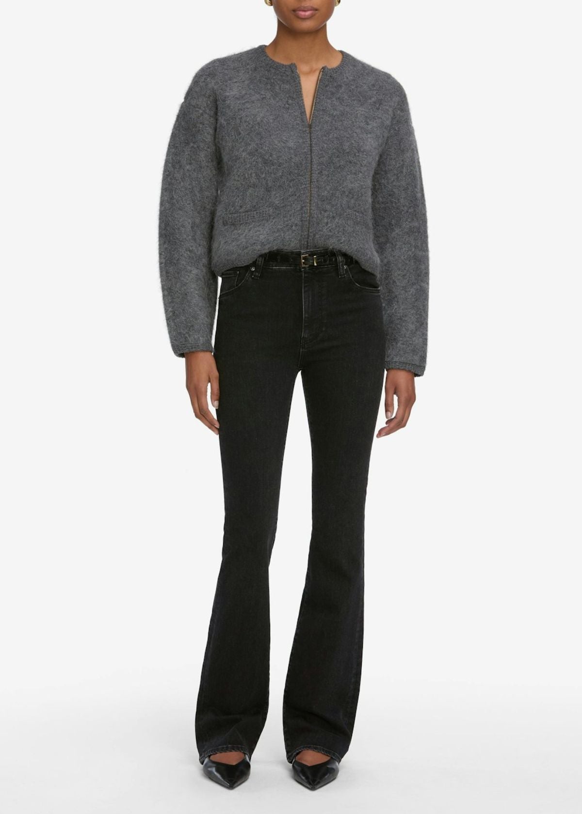 FRAME The Reboot High Rise Bootcut Jean - Meteor
