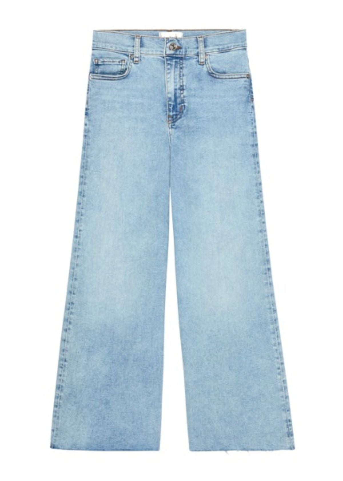 FRAME Le Palazzo Crop Jean - Tribute Raw