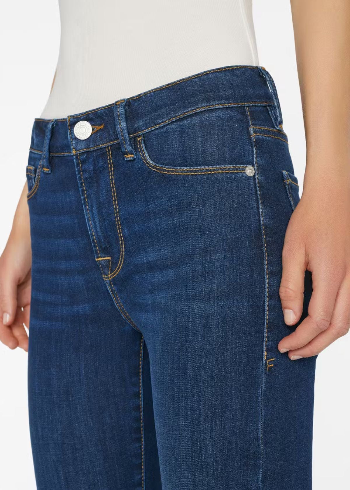 FRAME Le Mini Boot Slit Jean - Majesty