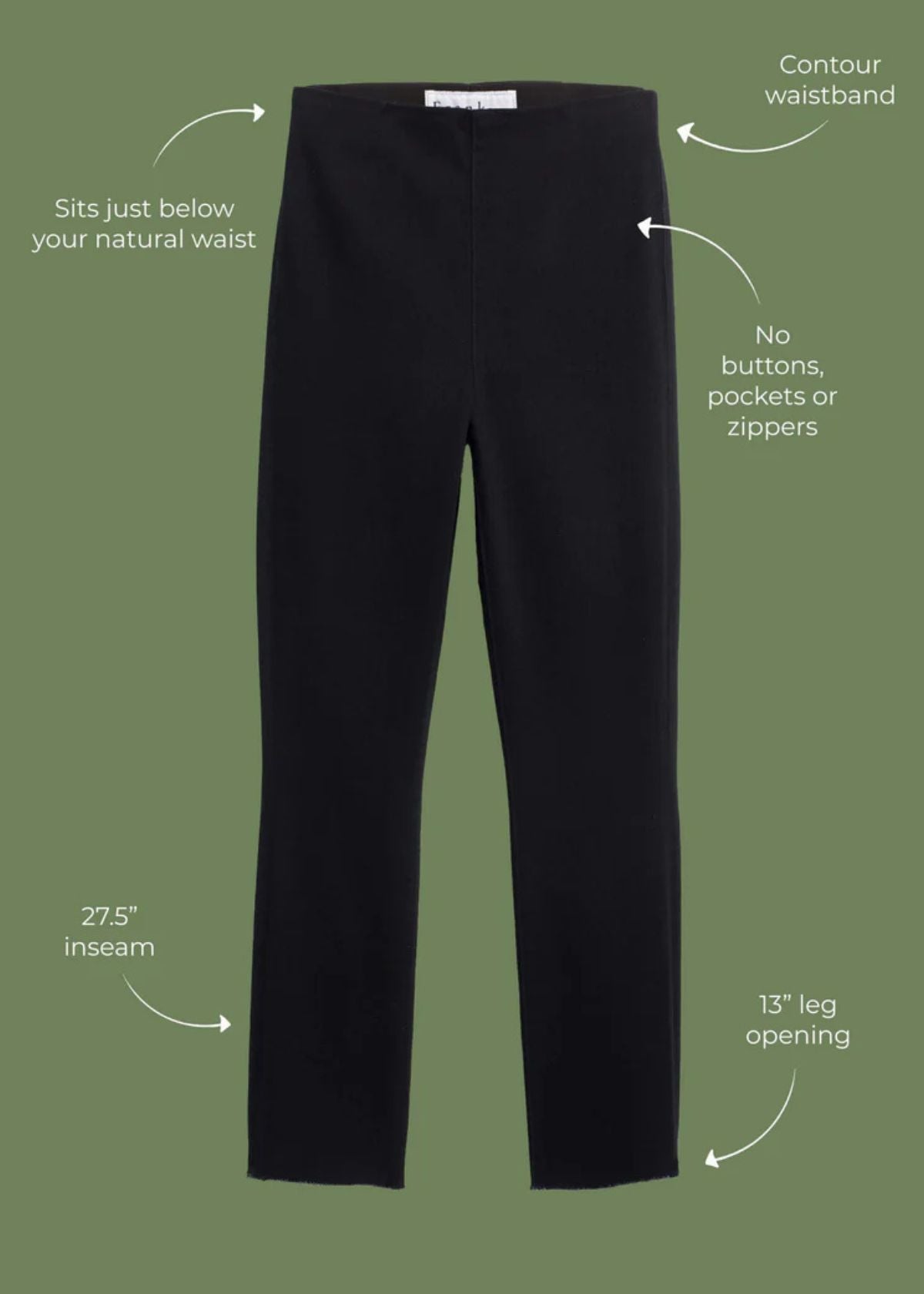 FRANK & EILEEN Derry Illusion Pull-On Jean - Medium Washed Denim