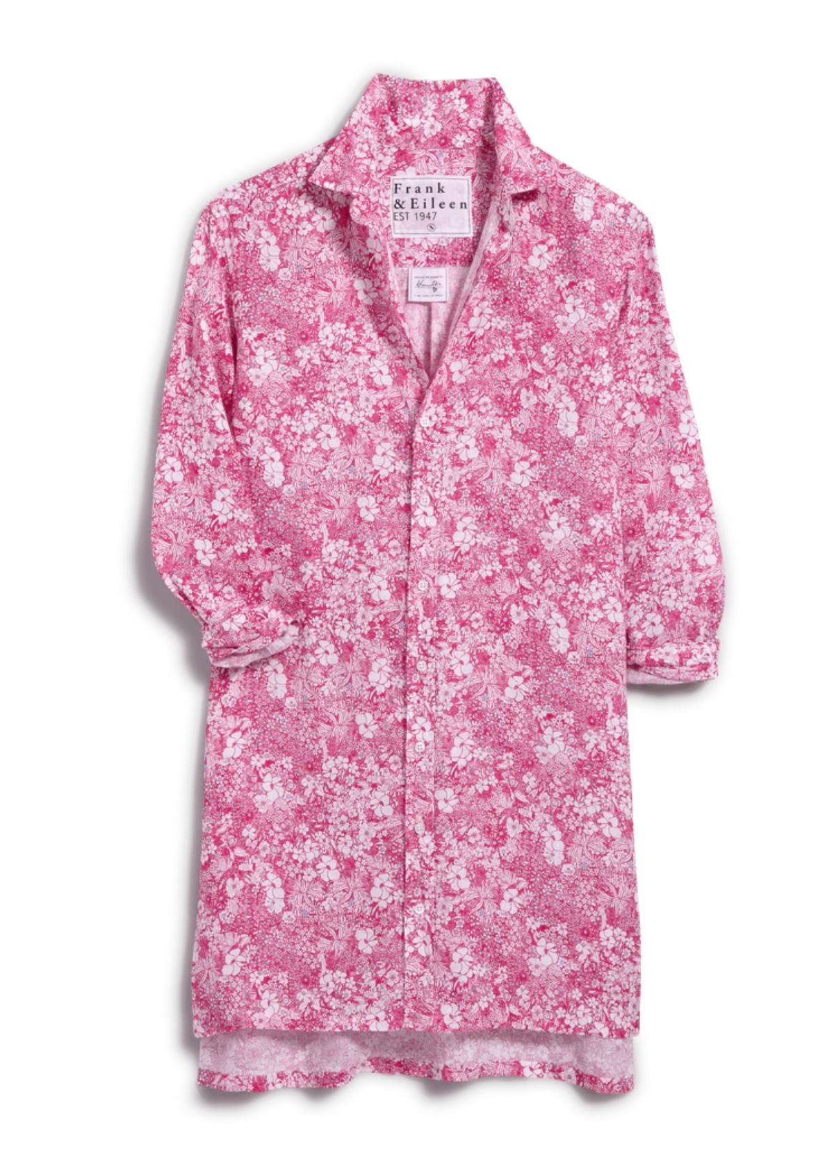 FRANK & EILEEN Hunter Step Hem Dress - Pink Floral