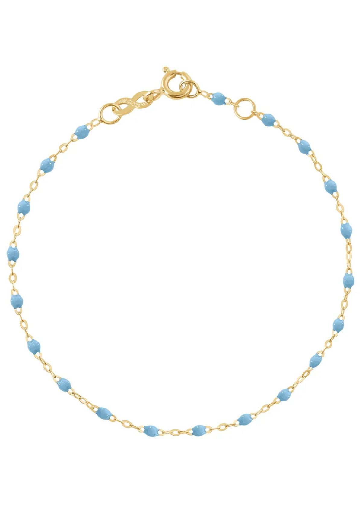 GIGI CLOZEAU Classic Gigi Turquoise Bracelet with Yellow Gold