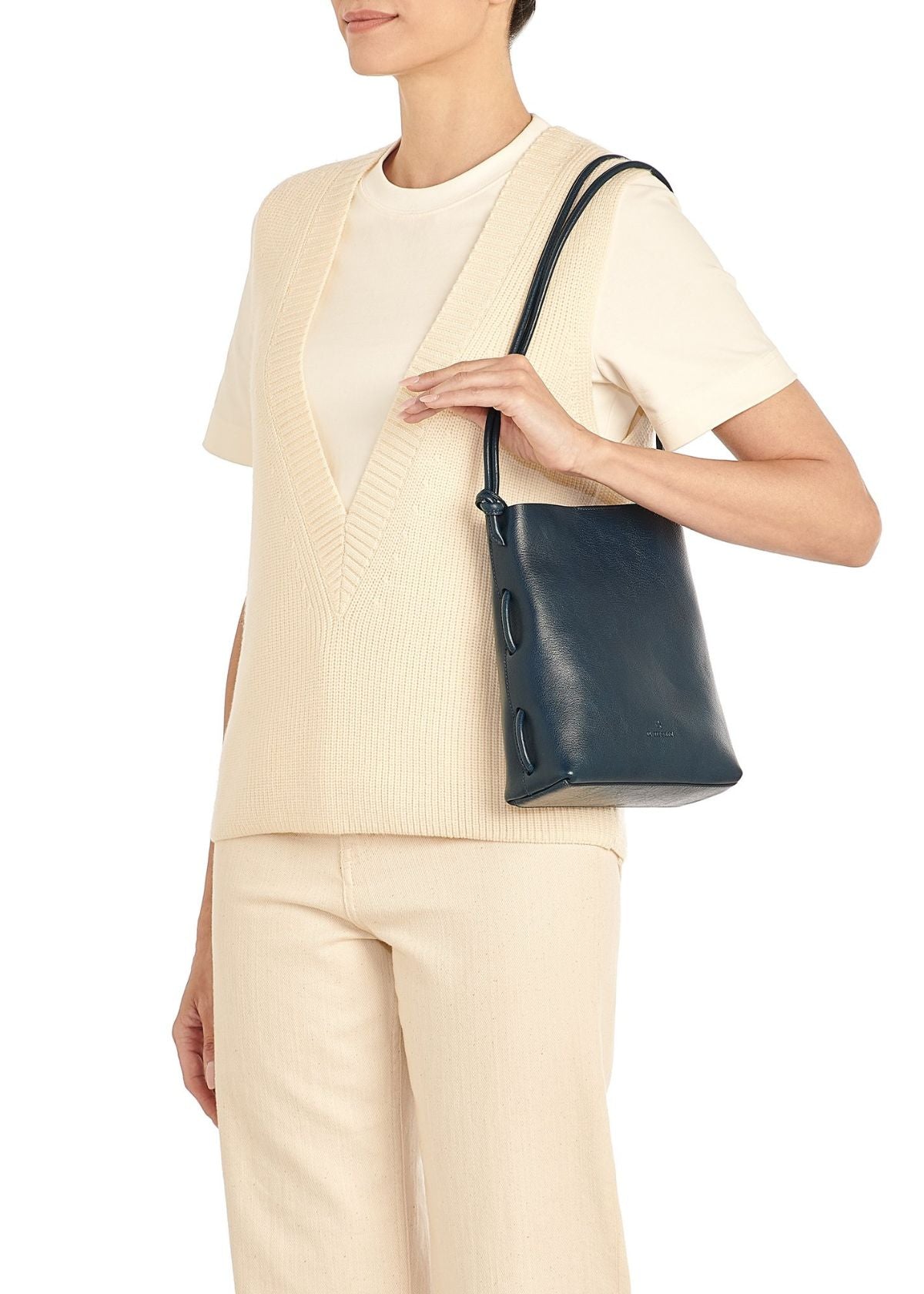 IL BISONTE Snodo Shoulder Handbag - Ultramarine Blue