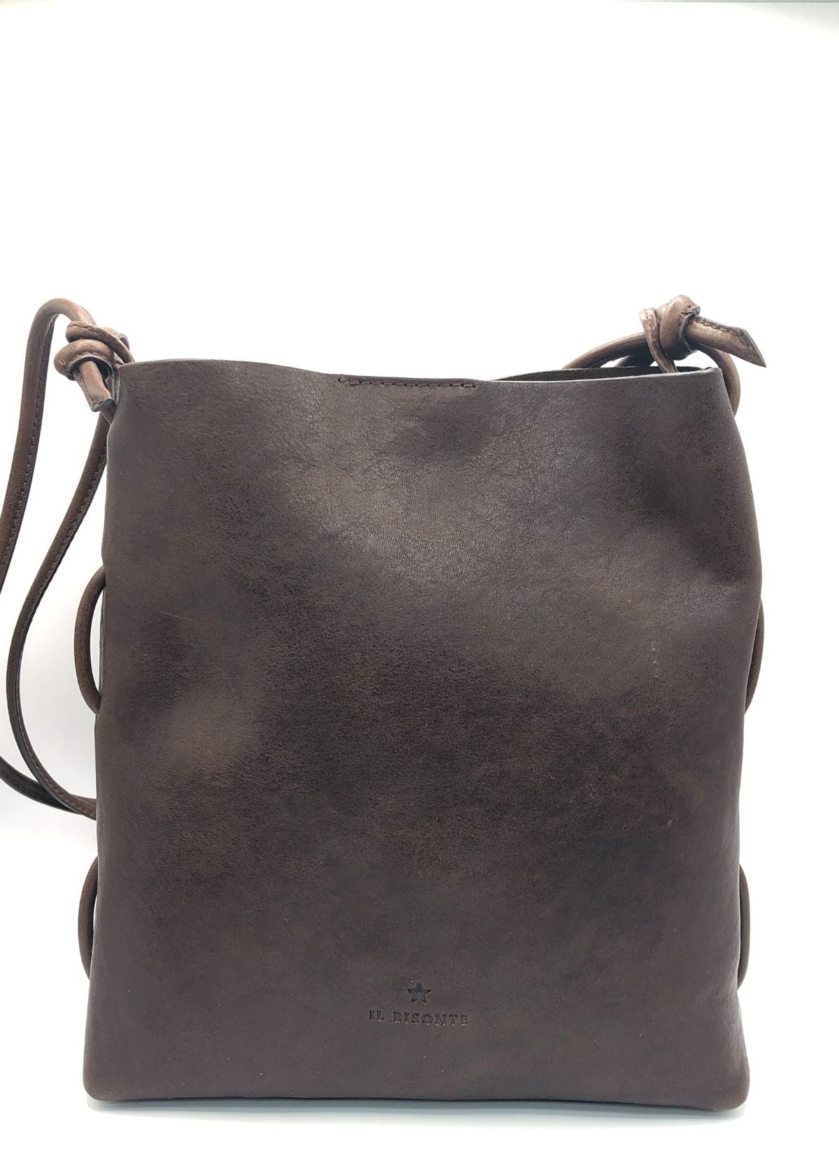 IL BISONTE Snodo Shoulder Handbag - Coffee