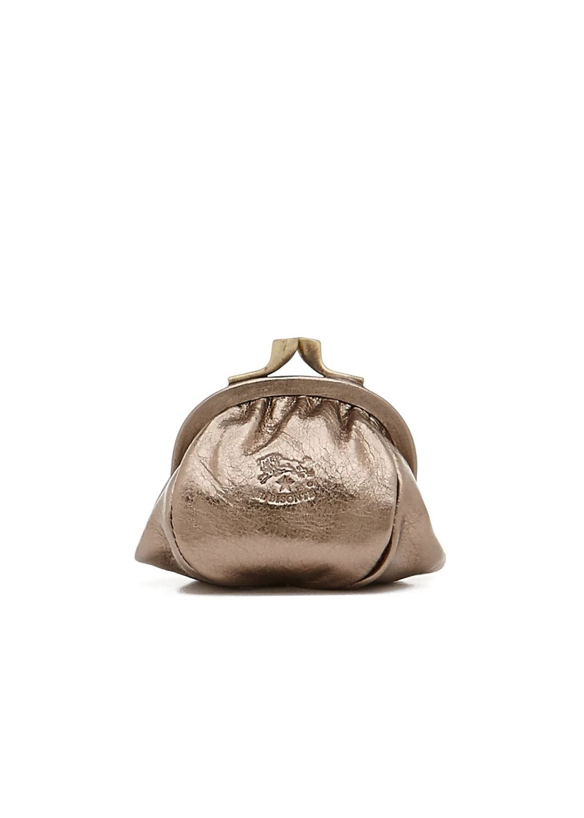 IL BISONTE Coin Purse - Metallic Bronze