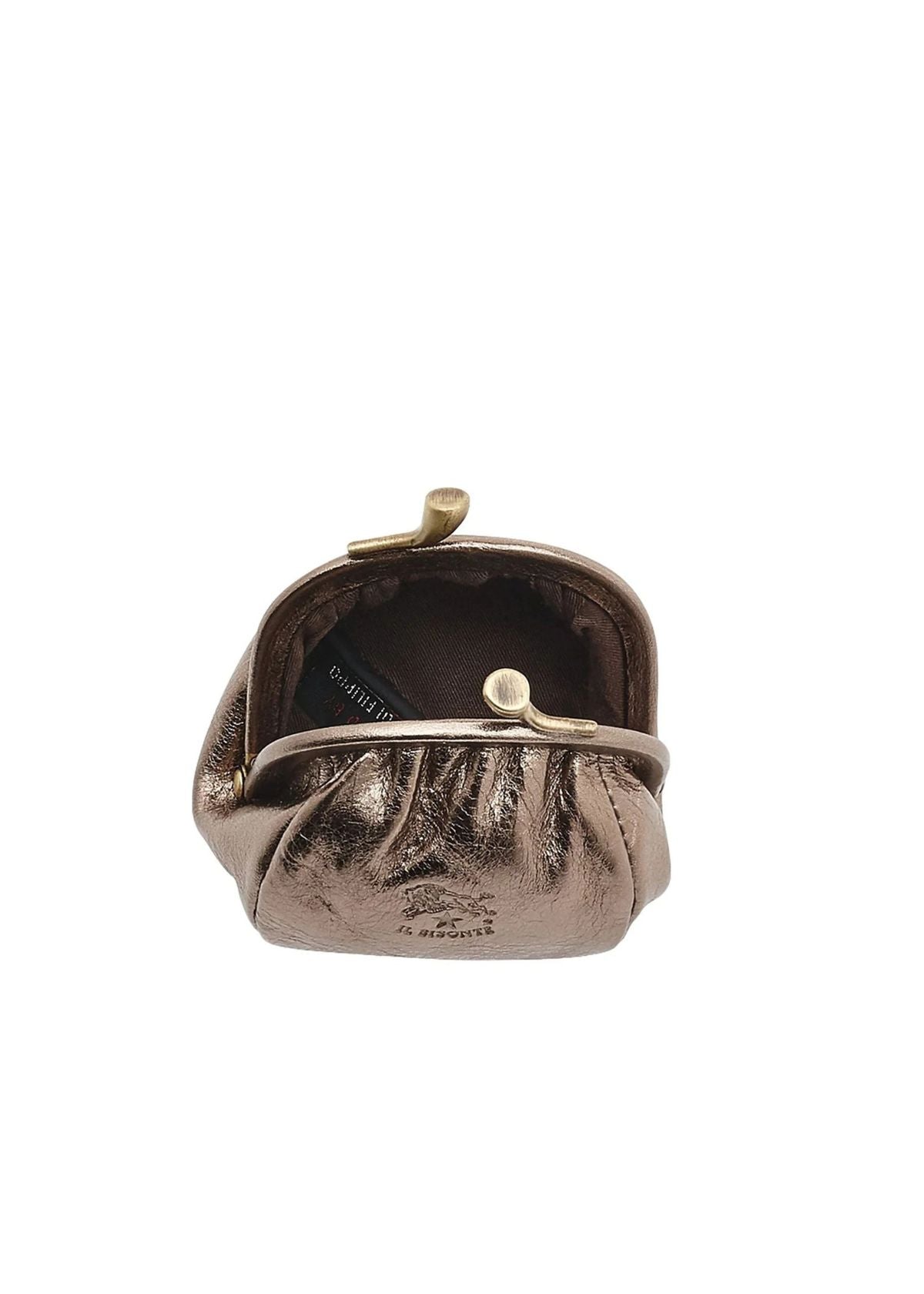 IL BISONTE Coin Purse - Metallic Bronze