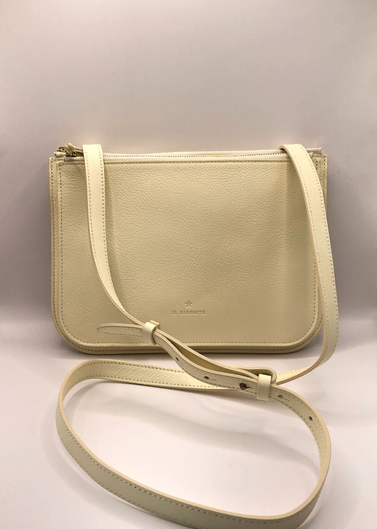 IL BISONTE Roseto Crossbody Handbag - Latte