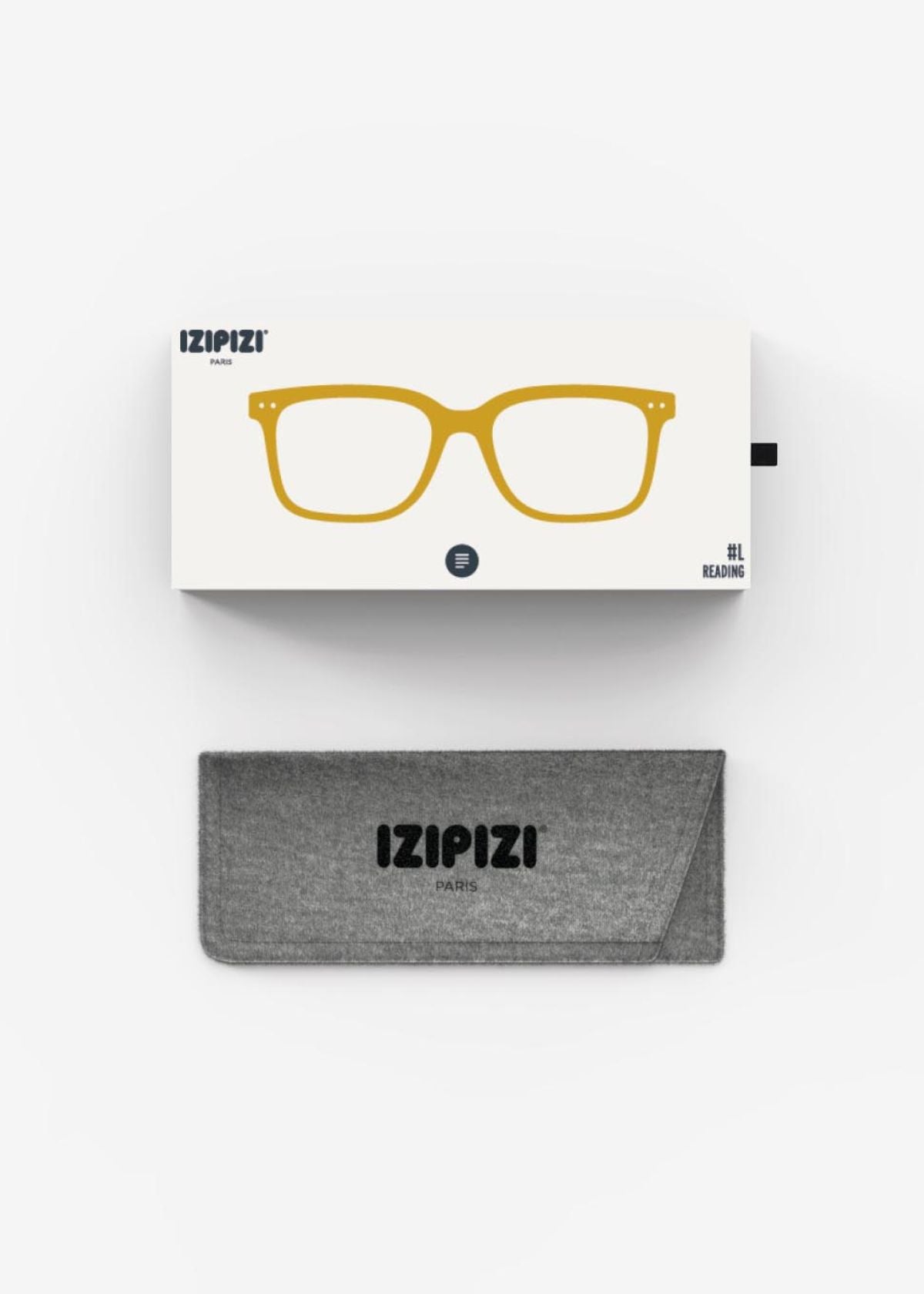 IZIPIZI Rectangular Reading Glasses #L - Golden Green