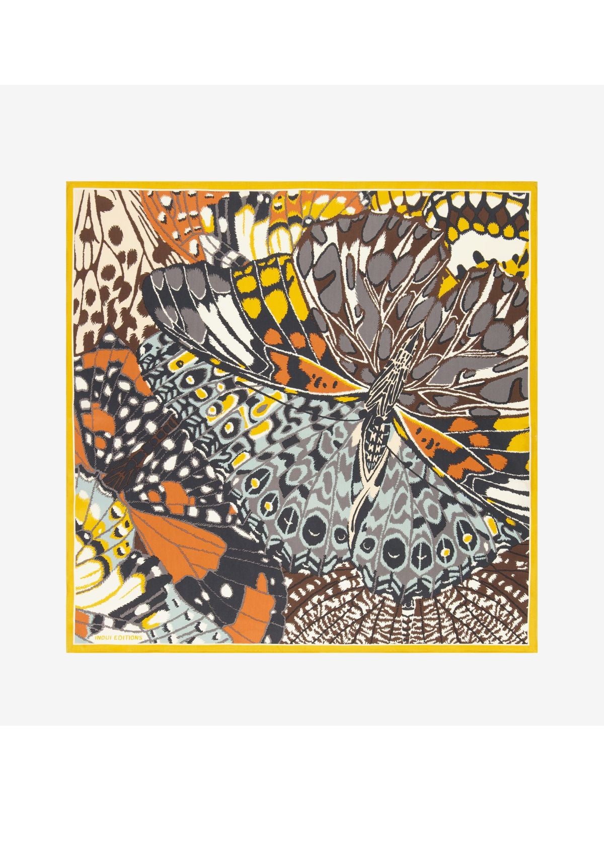 INOUI EDITIONS Papillons 65 Square Scarf - Natural