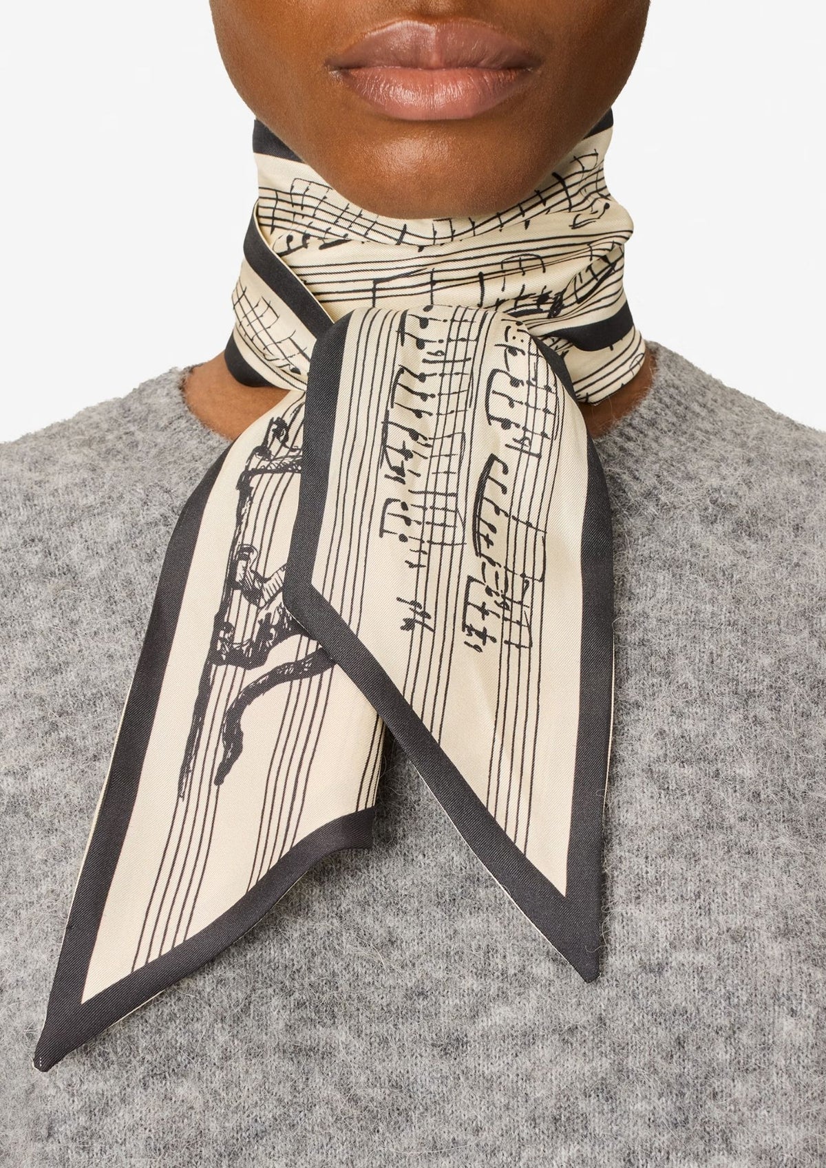INOUI EDITIONS Lavalliere Impromptu 120 Scarf - Black