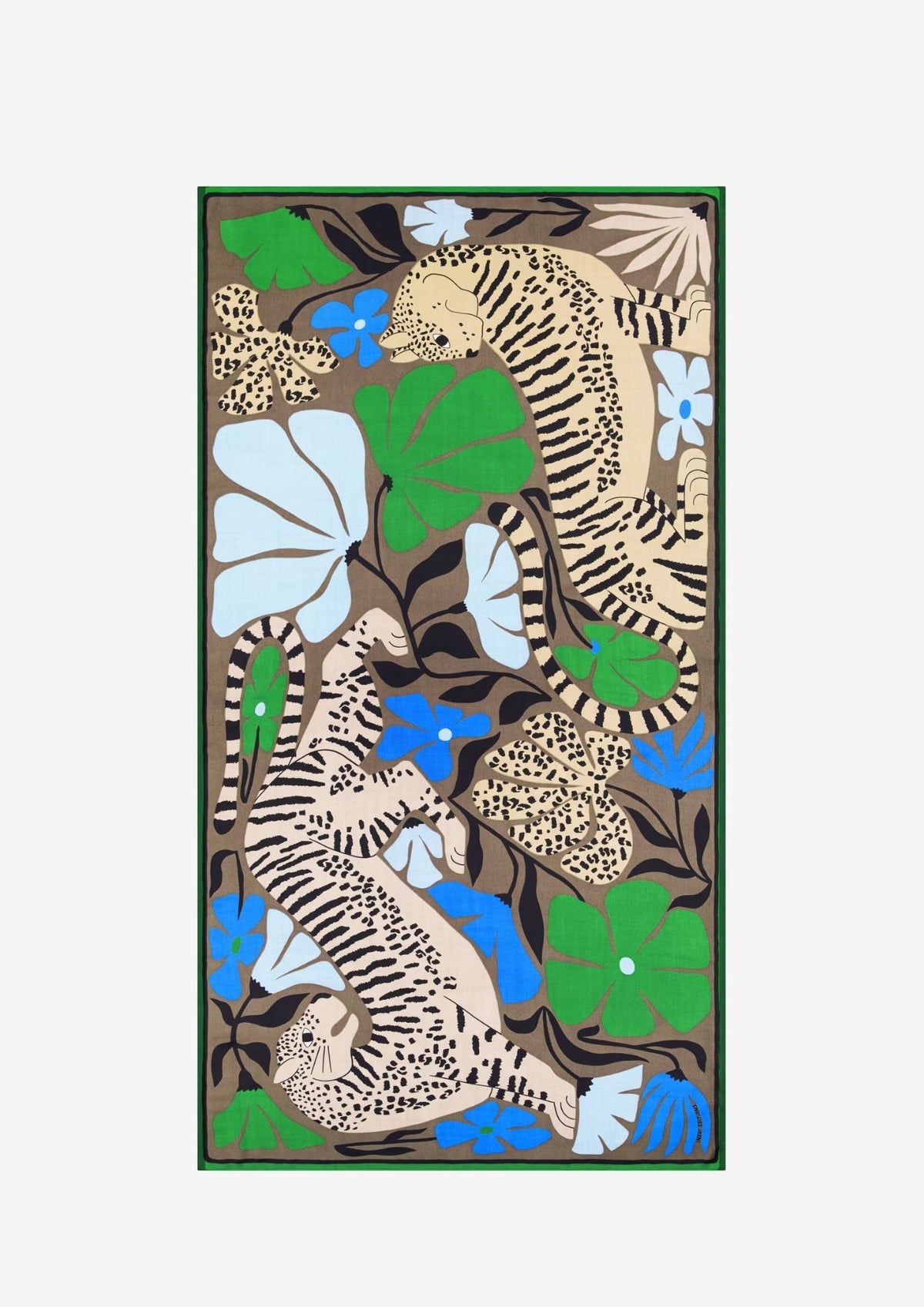 INOUI EDITIONS Panteo 100 Scarf - Khaki
