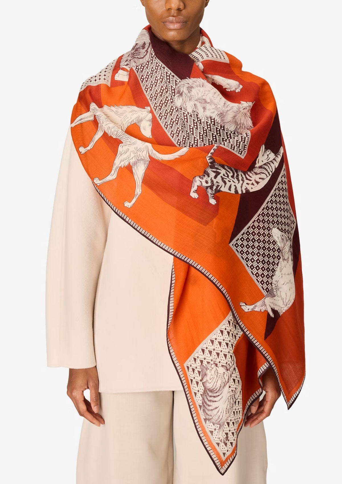 INOUI EDITIONS Les Cheris 70 Scarf - Red