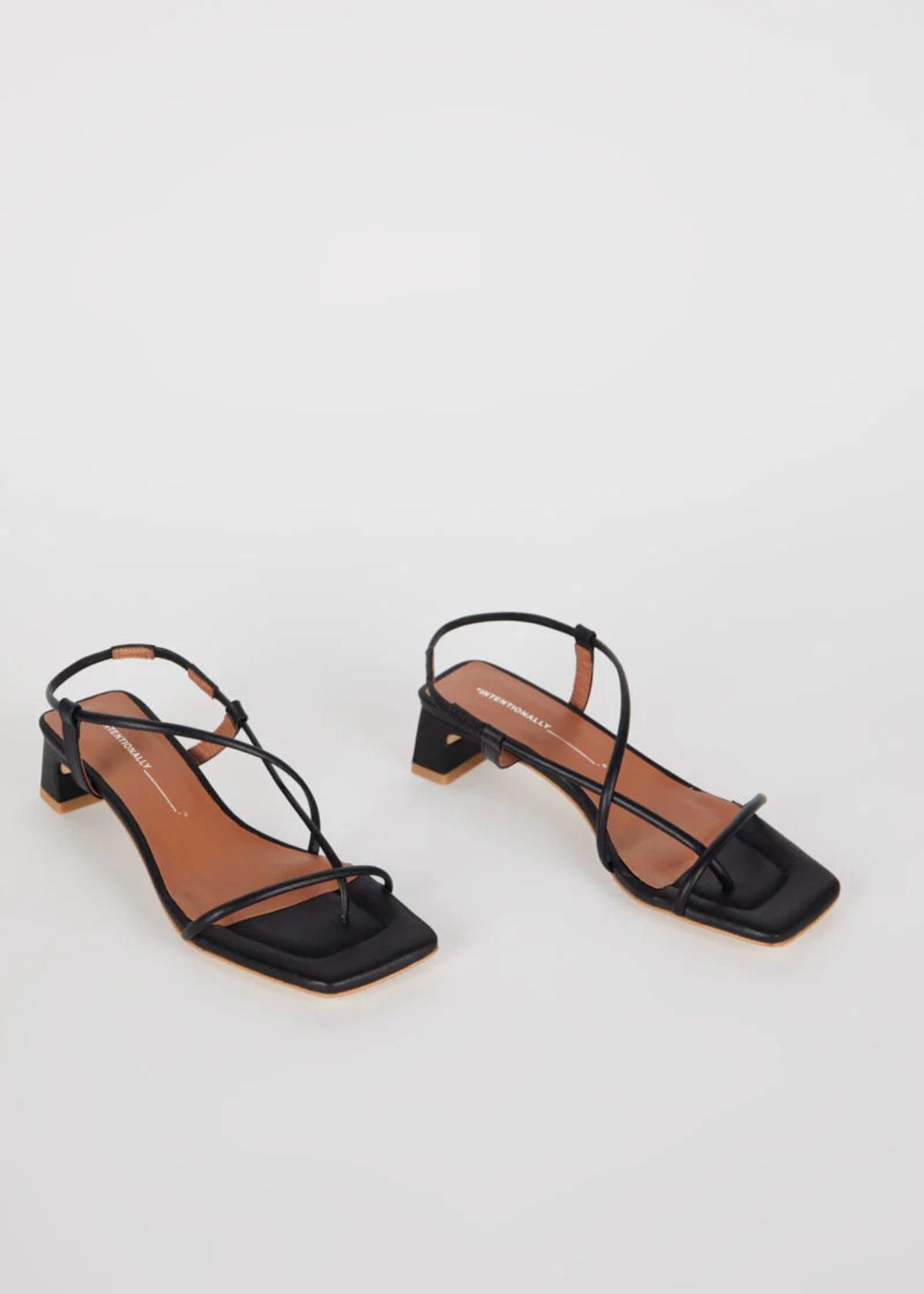 INTENTIONALLY BLANK Anca Heel - Black