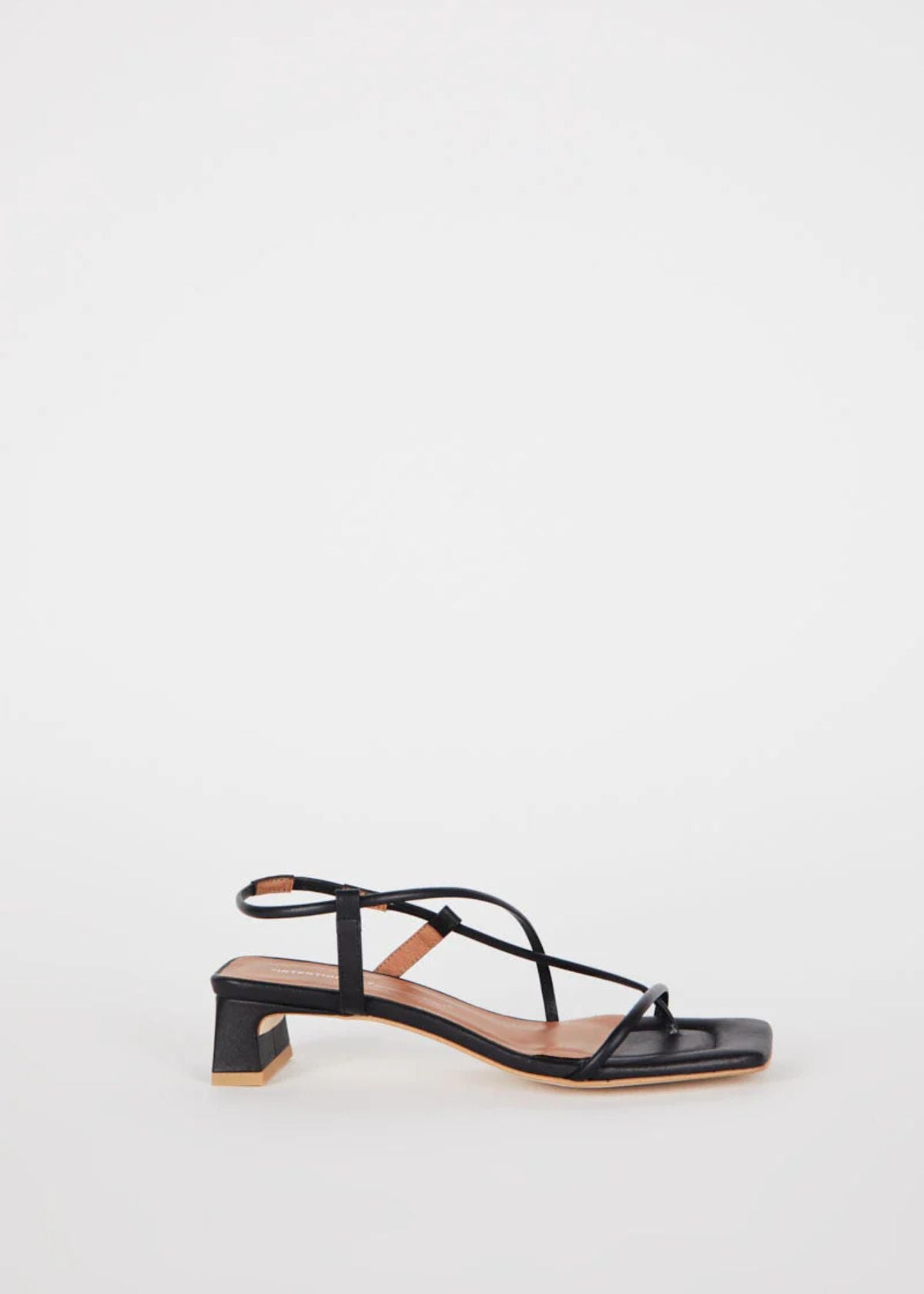 INTENTIONALLY BLANK Anca Heel - Black
