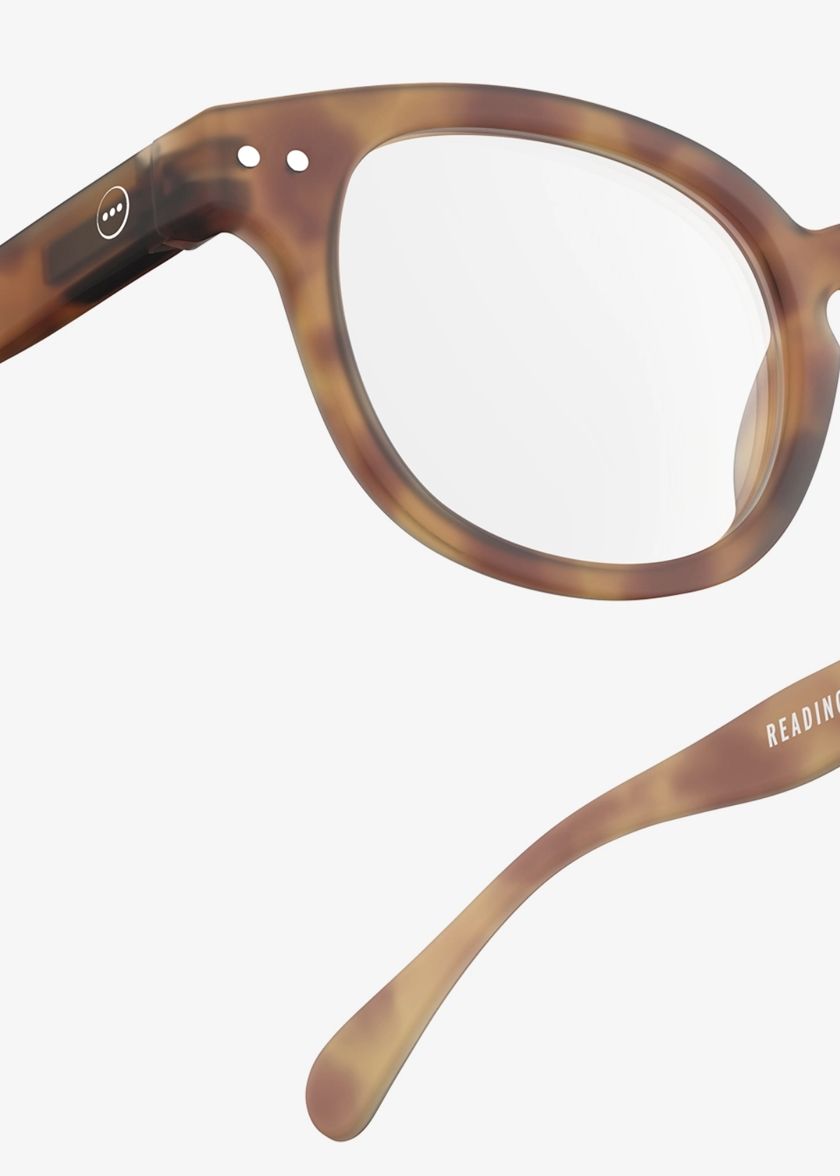 IZIPIZI Retro Square Reading Glasses #C - Havane