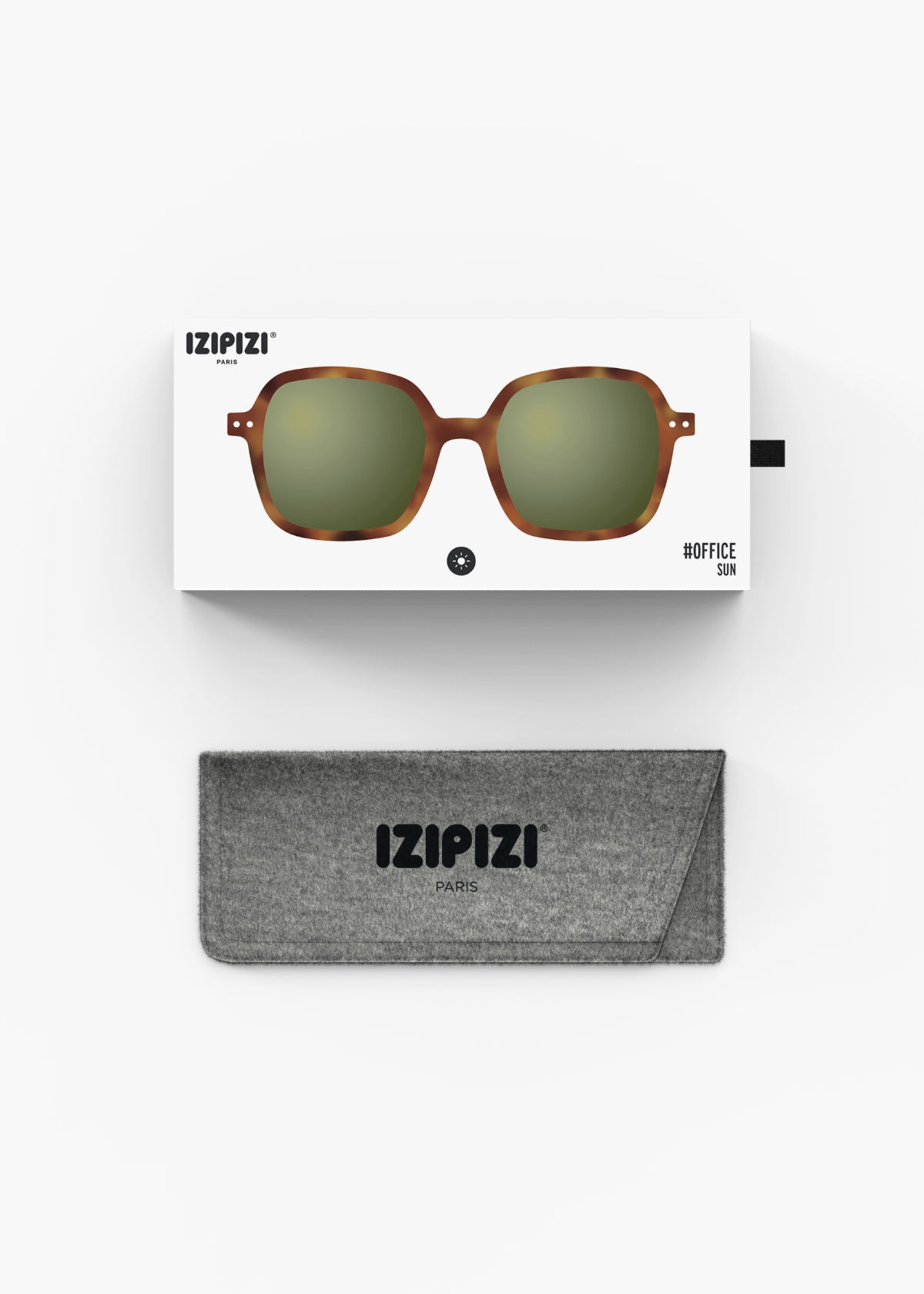 IZIPIZI #OFFICE Oversized Sunglasses - Havane