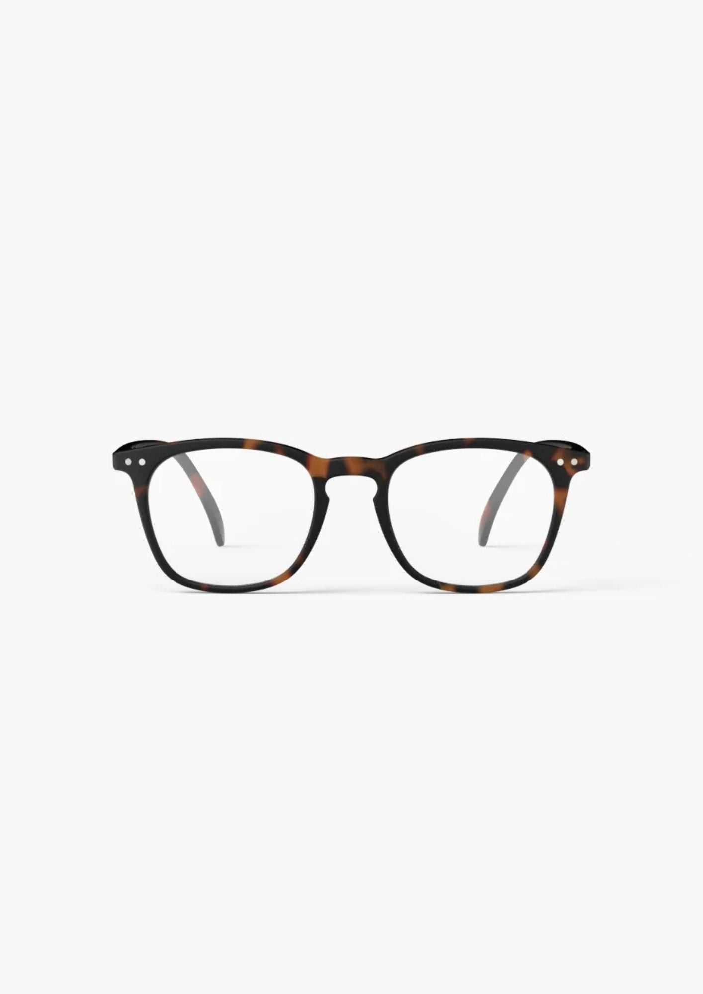 IZIPIZI Trapezium Shaped Reading Glasses #E - Acrylic Tortoise