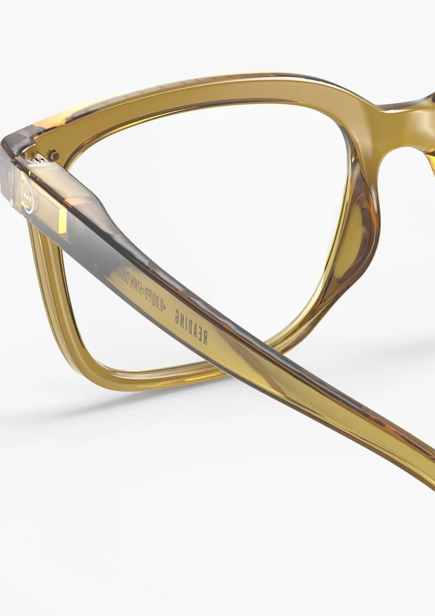 IZIPIZI Rectangular Reading Glasses #L - Golden Green