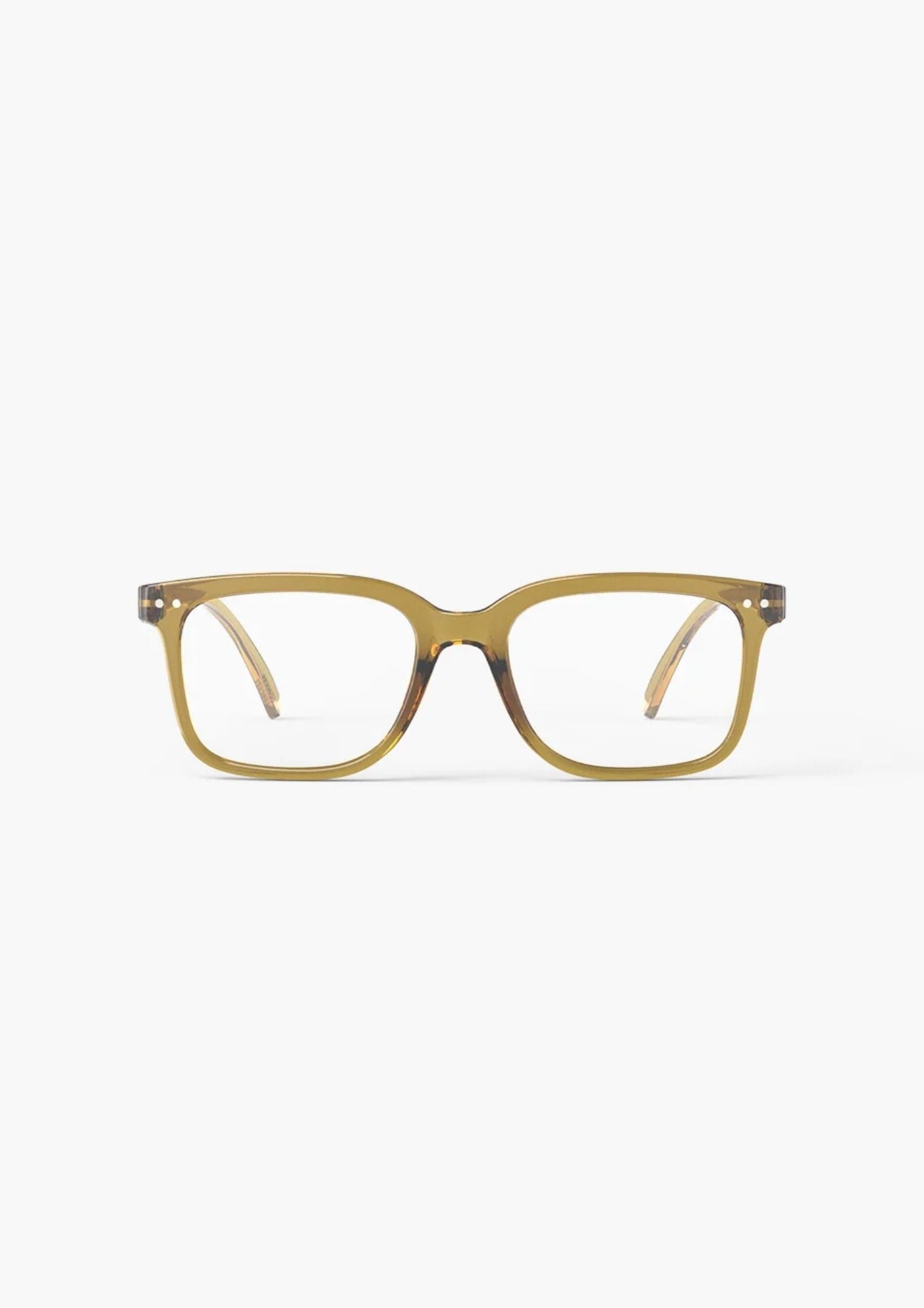 IZIPIZI Rectangular Reading Glasses #L - Golden Green
