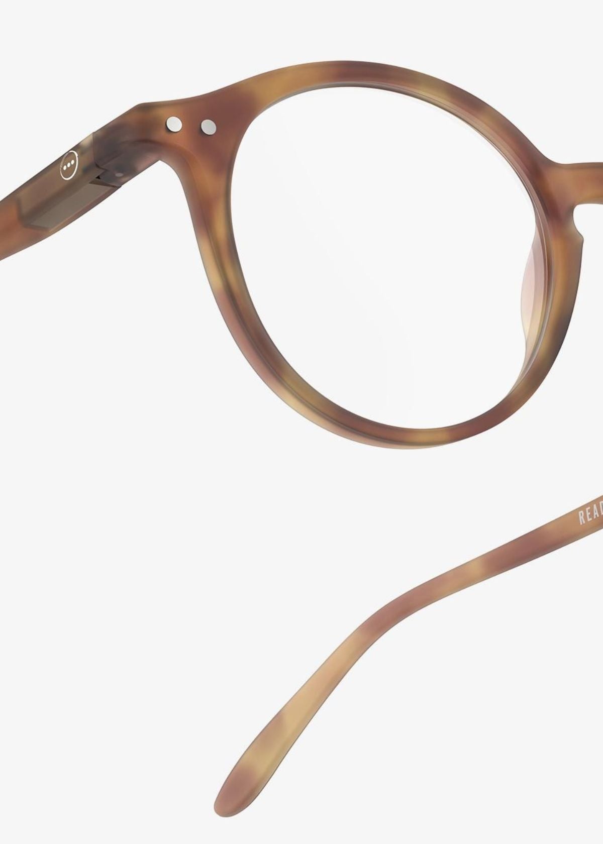 IZIPIZI Iconic Round Reading Glasses #D in Havane