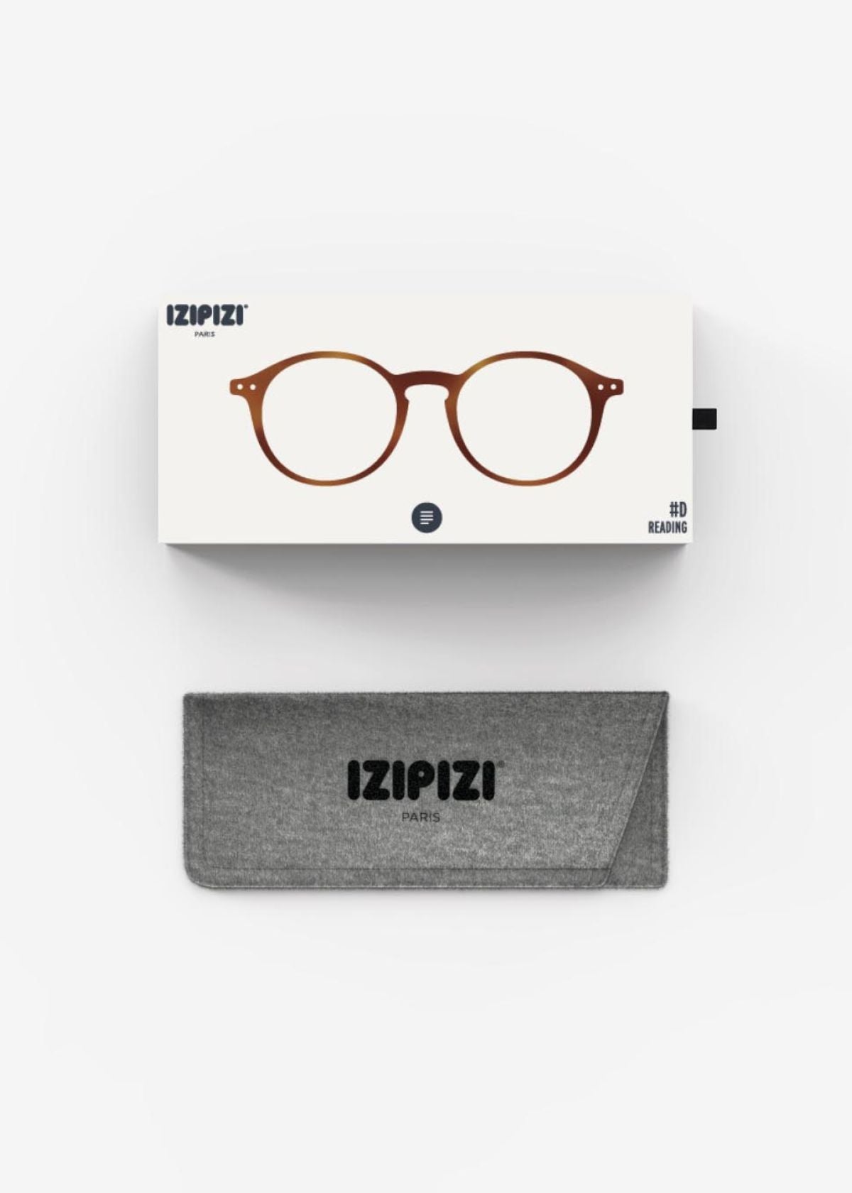 IZIPIZI Iconic Round Reading Glasses #D in Havane
