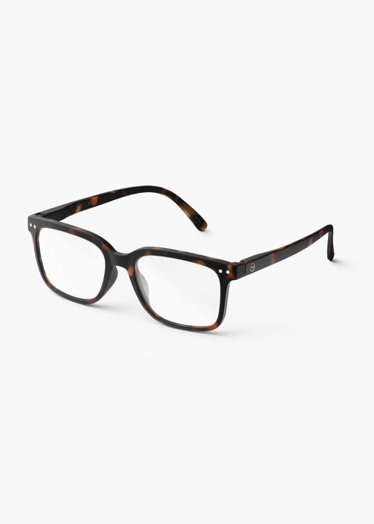 IZIPIZI Rectangular Reading Glasses #L in Tortoise