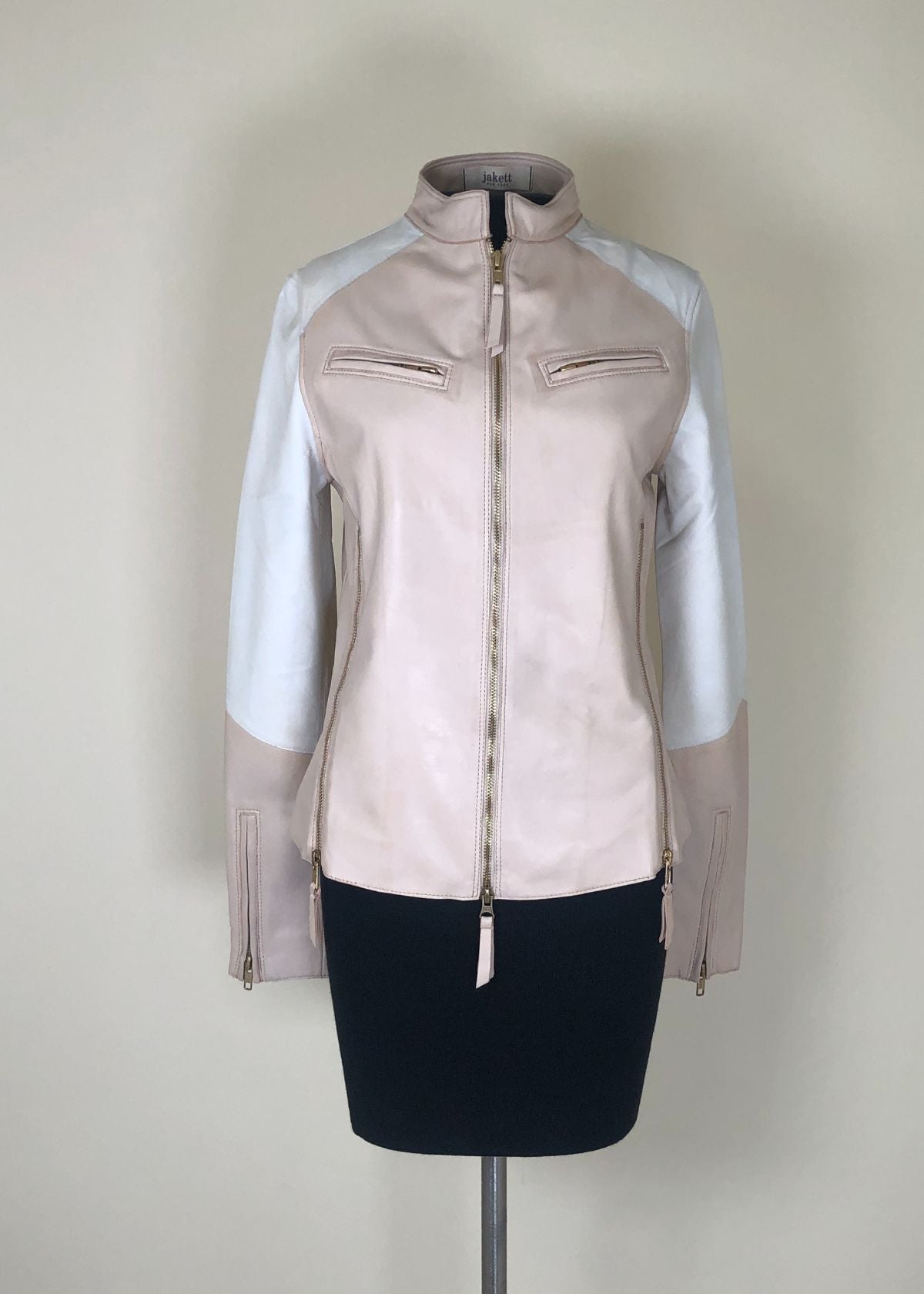 JAKETT Thea Vintage Leather Jacket - Cornmeal