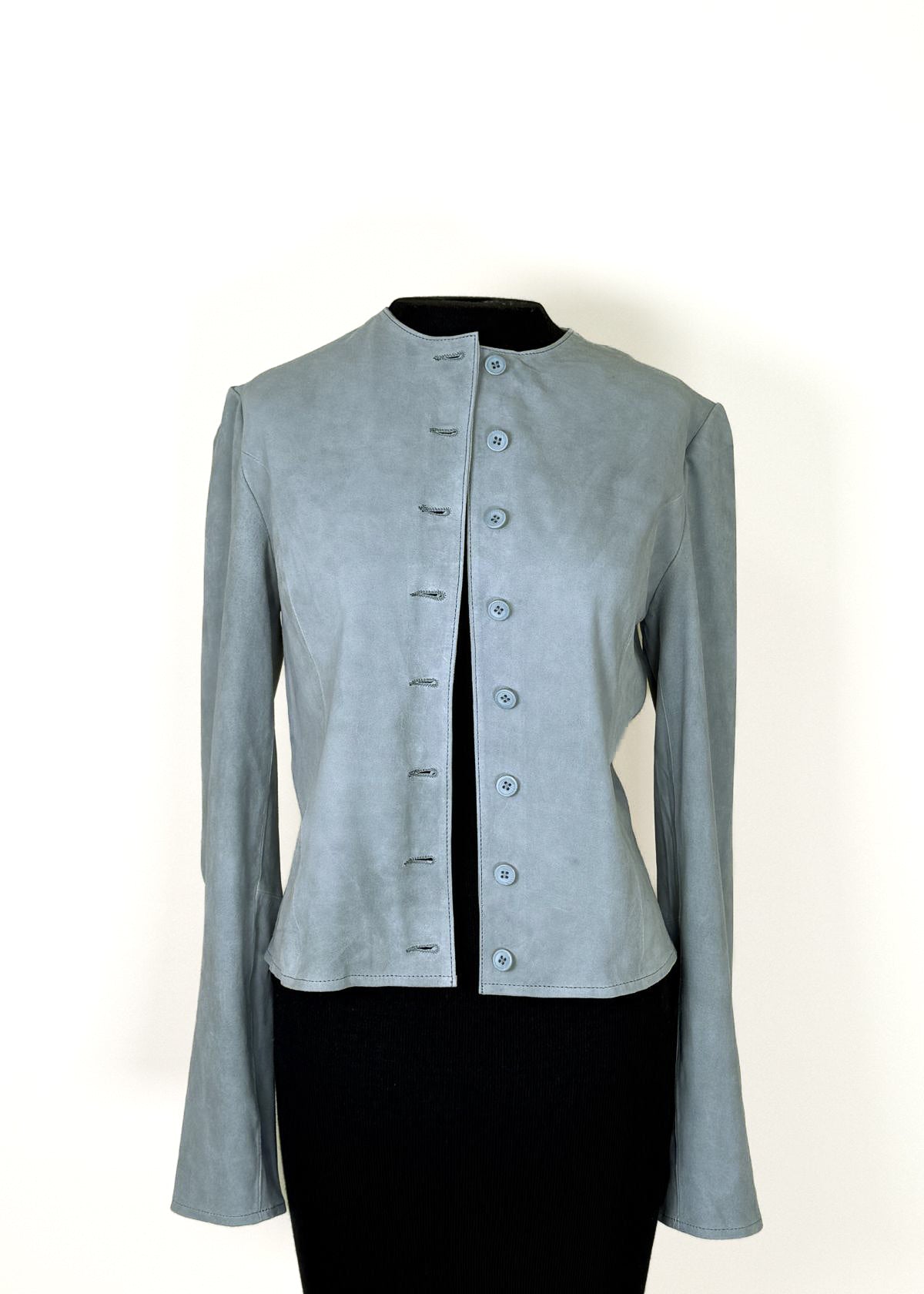 JAKETT Demi Washed Suede Jacket - Quarry