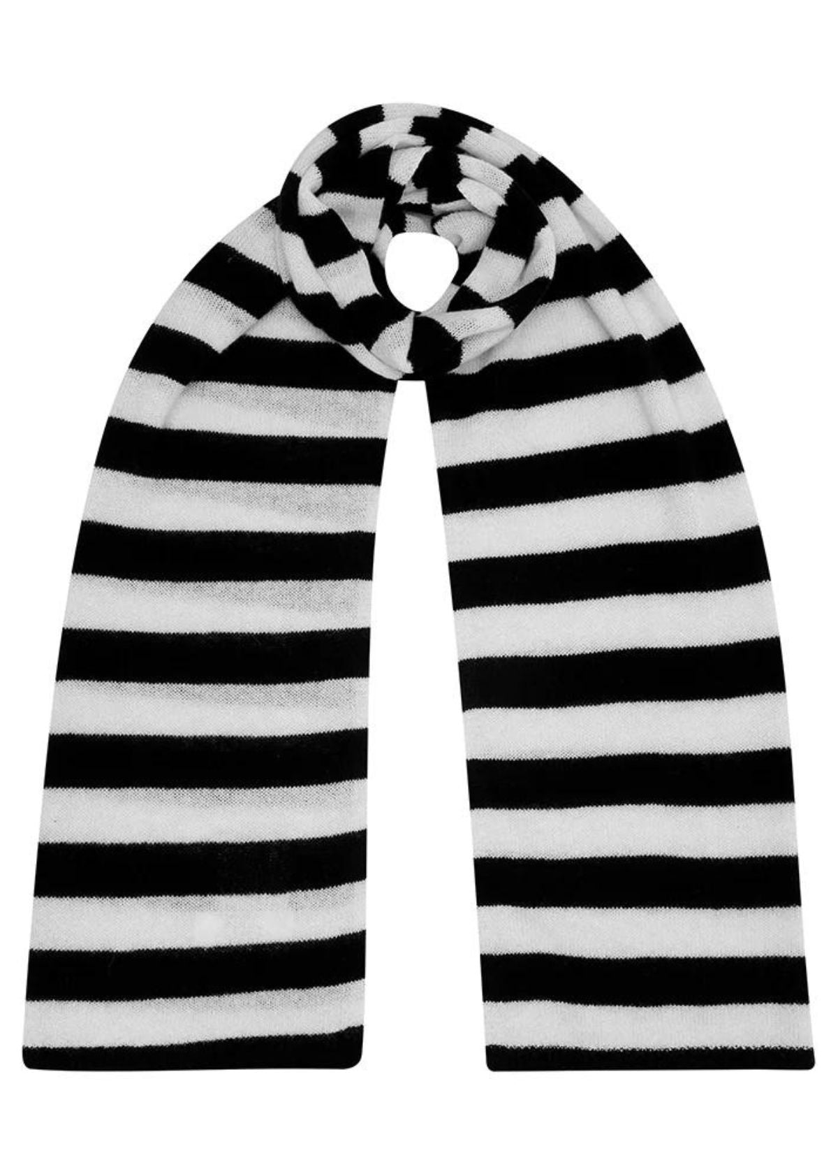 JUMPER 1234 Lightweight Cashmere Stripe Scarf