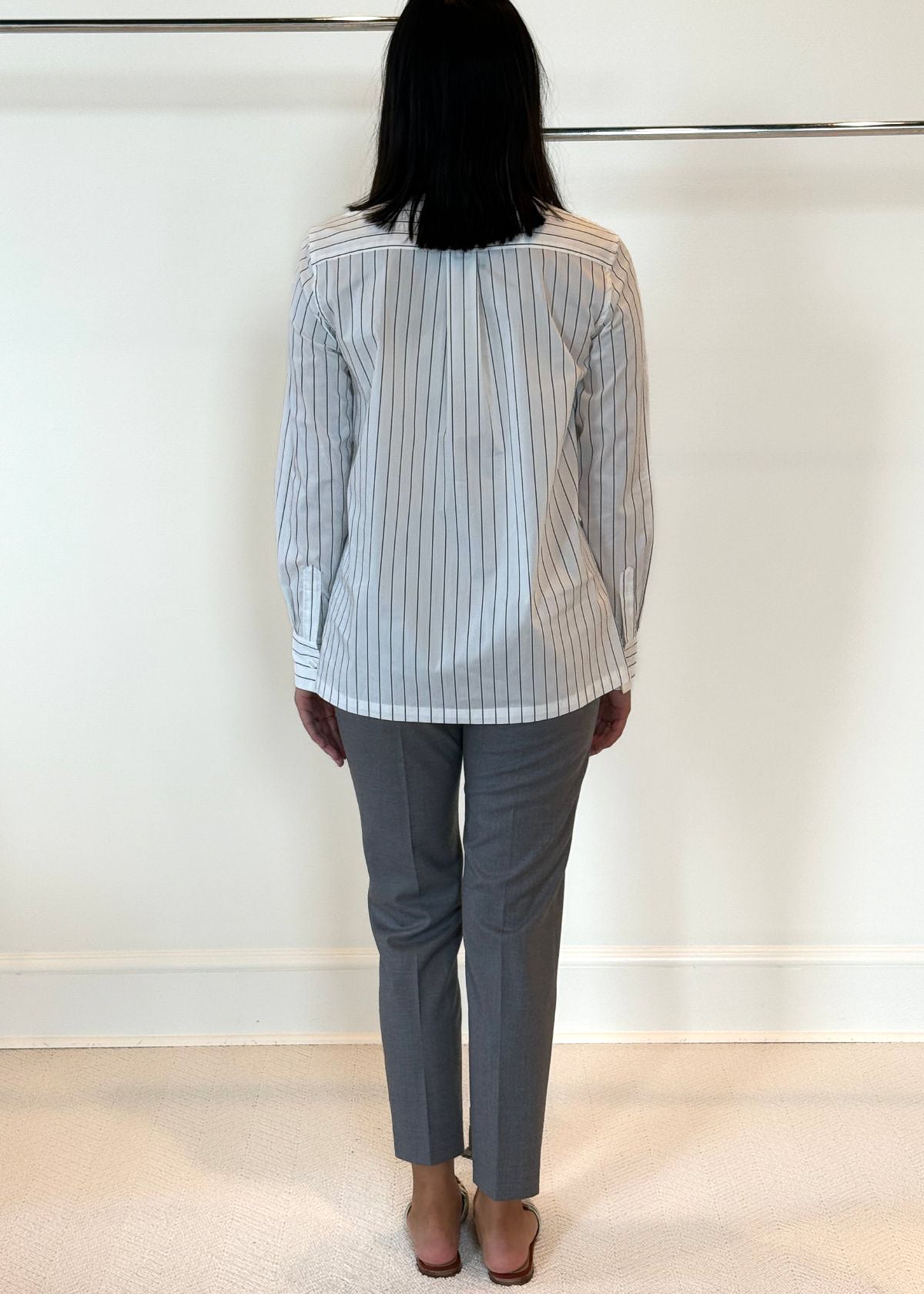 KAL RIEMAN Marlene Top - Piano Stripe Stretch