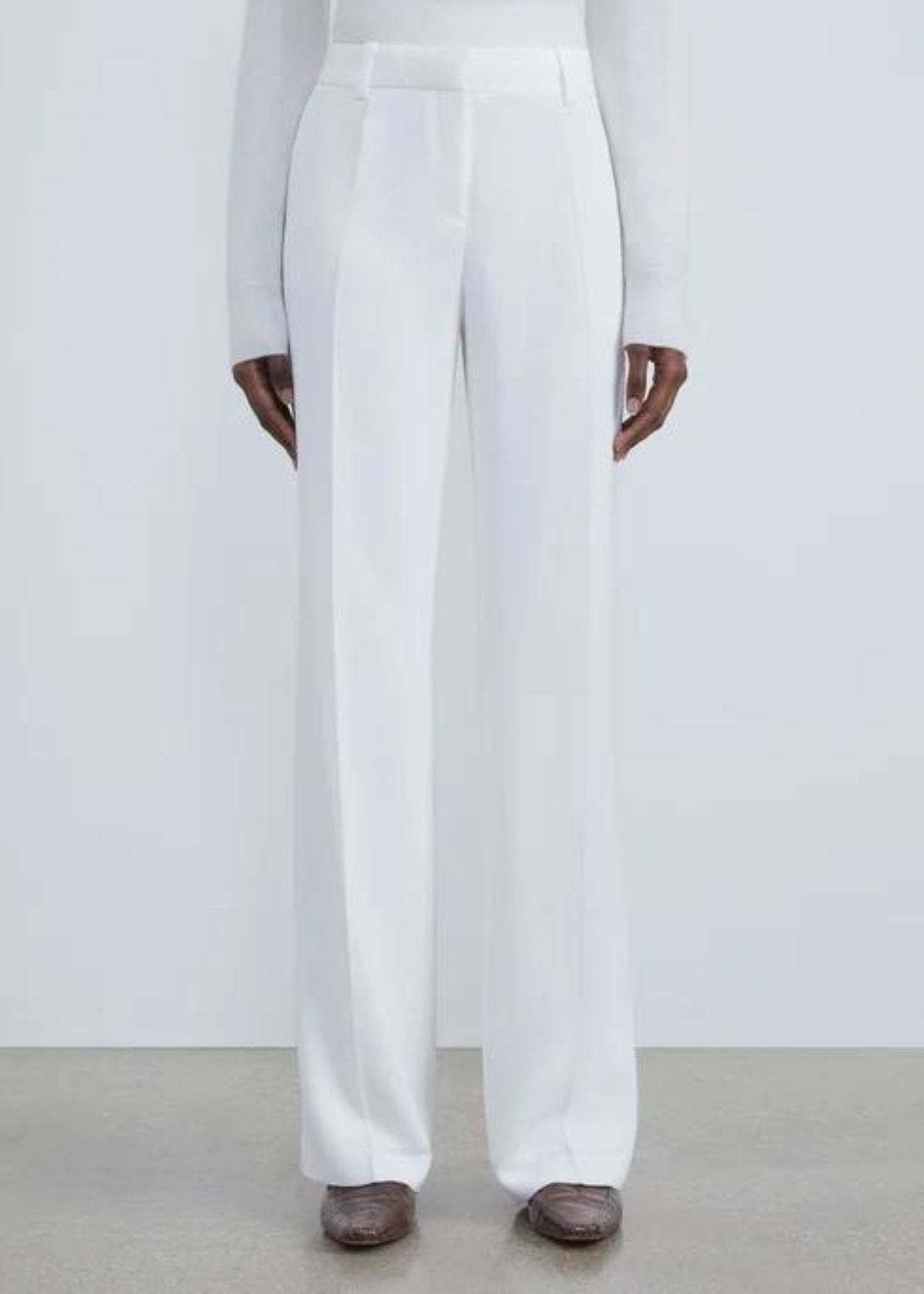 LAFAYETTE 148 Finesse Crepe Gates Pant - Cloud