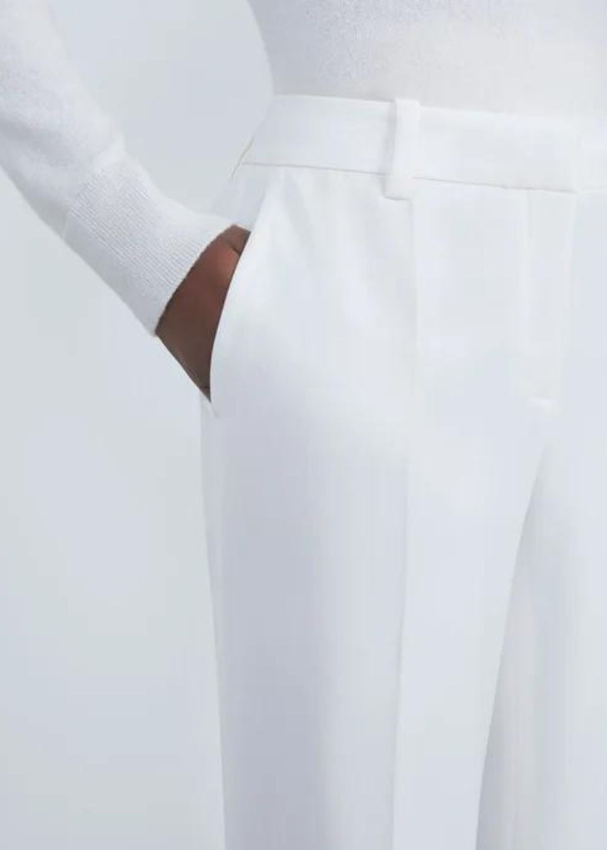 LAFAYETTE 148 Finesse Crepe Gates Pant - Cloud