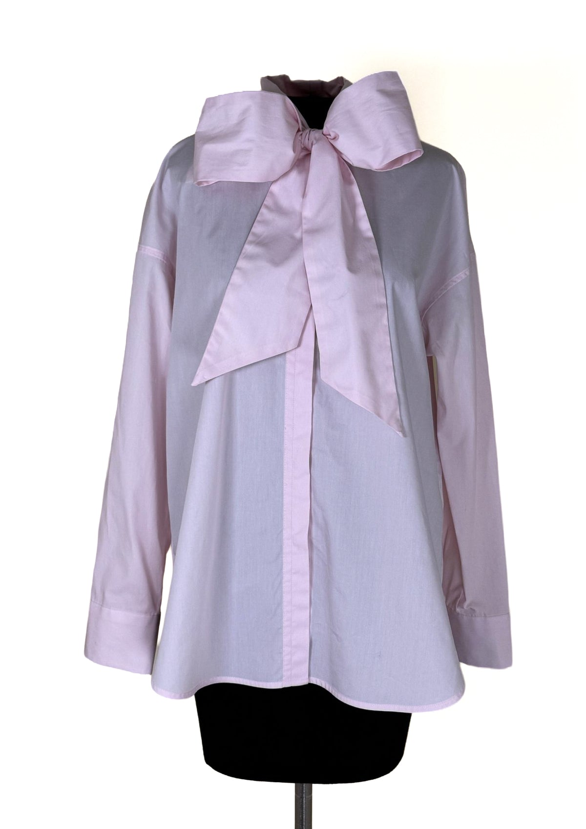 LE SARTE PETTEGOLE Tie Neck Top - Cherry Blossom