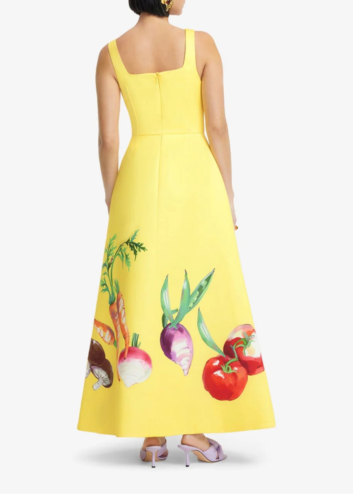 LEO LIN Rianne Applique Maxi Dress - Harvest Print