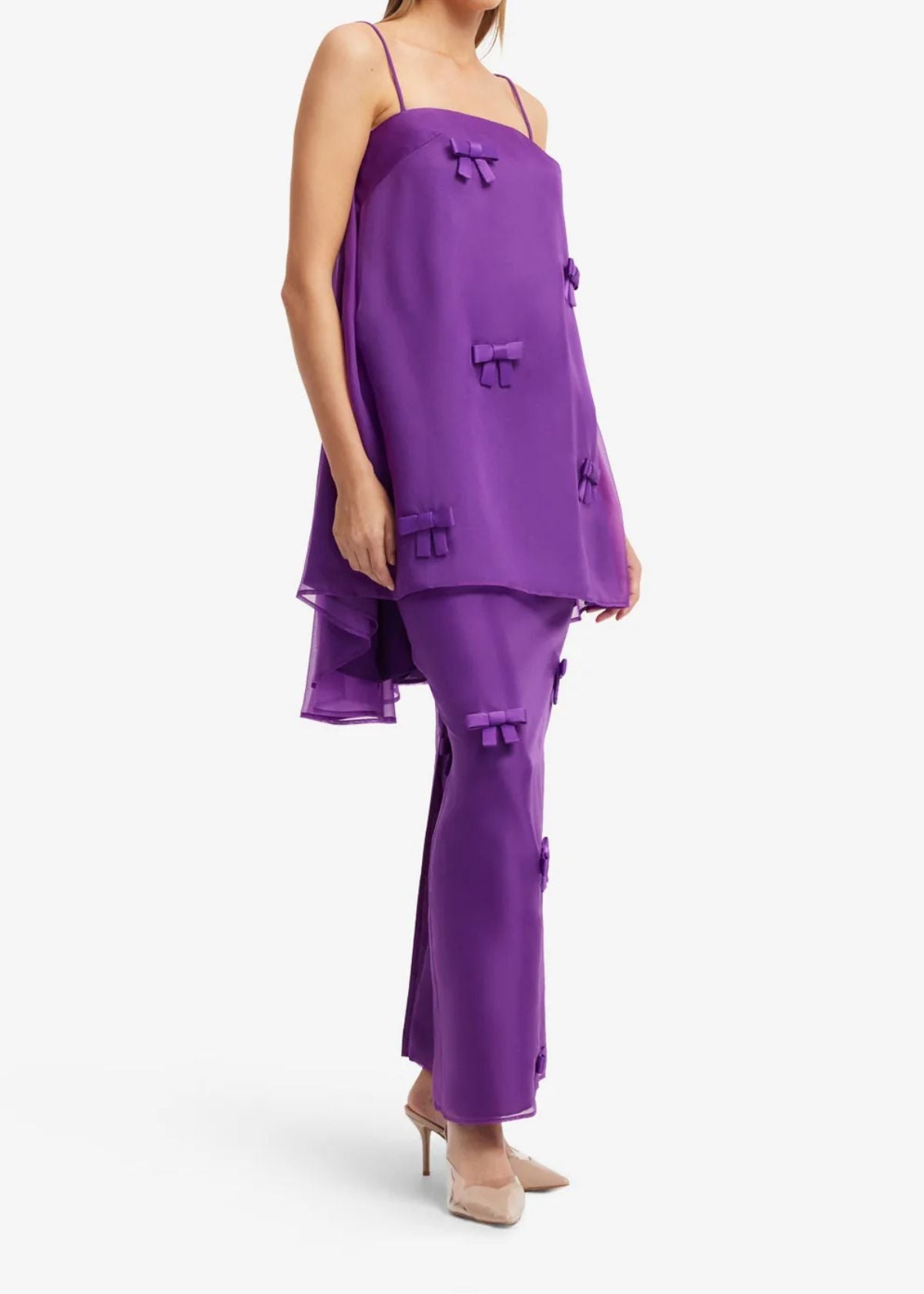 LEO LIN Jing Bow Maxi Skirt - Eminence