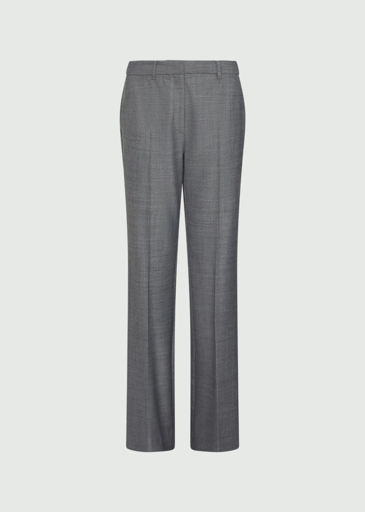 MARELLA Crisma Flared Stretch Wool Blend Pant - Melange Grey
