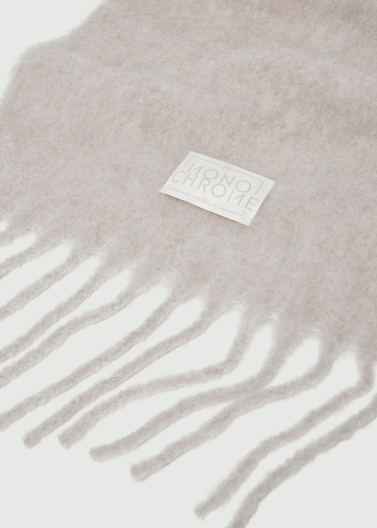 MARELLA Merle Alpaca Blend Scarf - Ivory