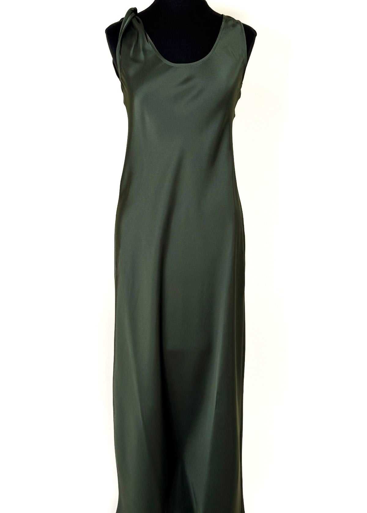 MARELLA Satin Slip. Dress - Soft Green