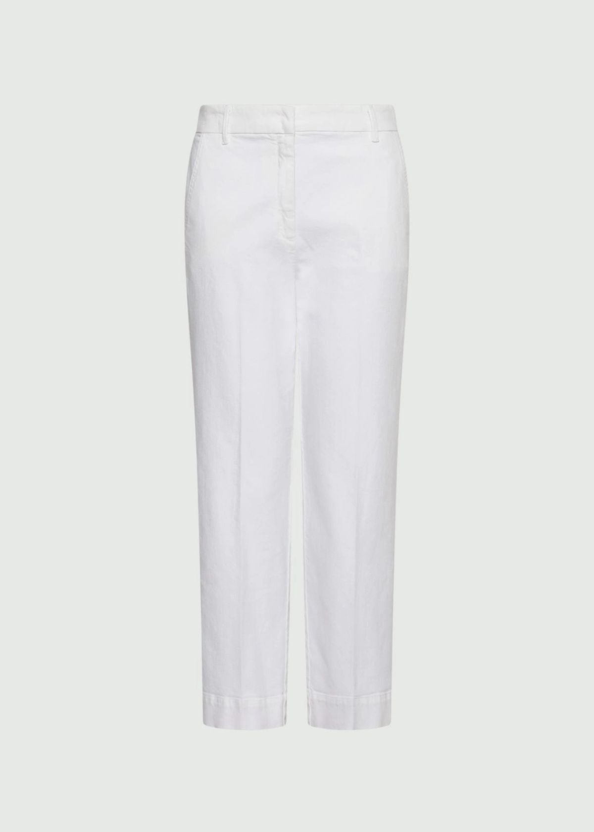 MARELLA Flared Stretch Cotton Pant - White