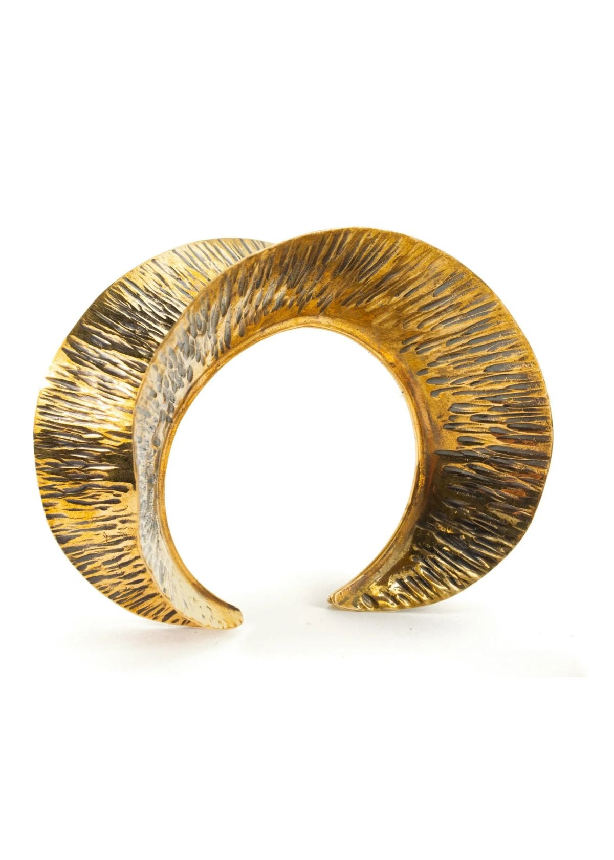 MARGARET ELLIS Wide Canyon Cuff Bracelet - Bronze