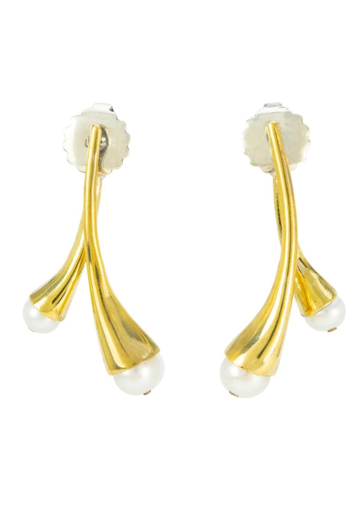 MARGARET ELLIS Calla Pearl Jacket Earring