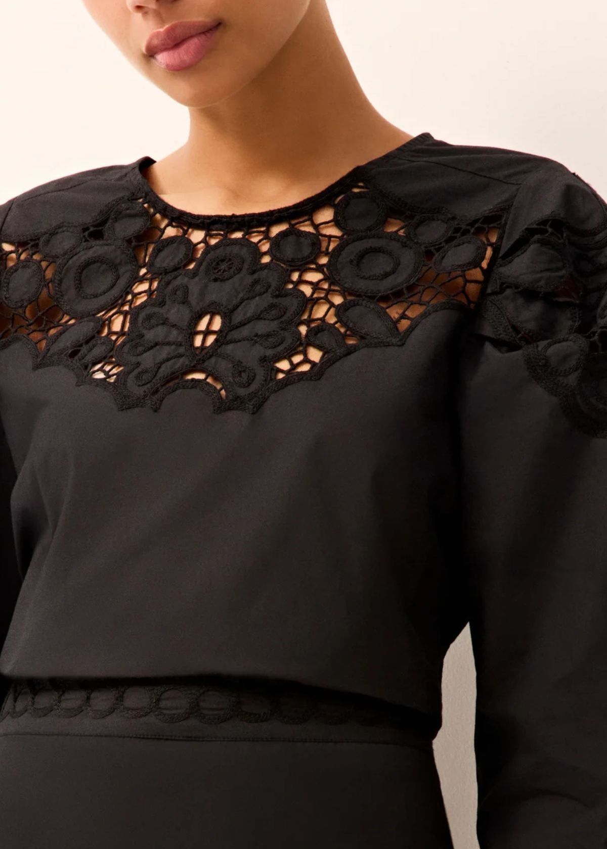 MARIE OLIVER Dori Top - Black