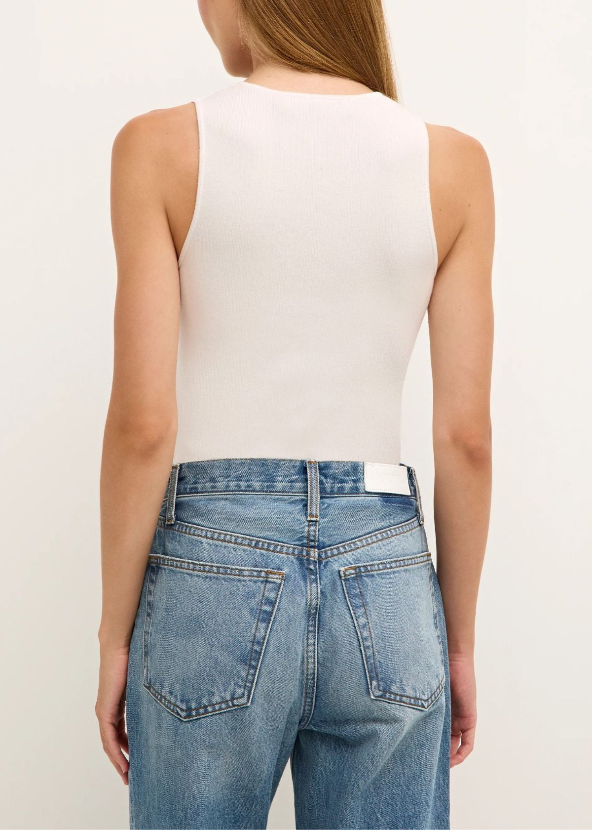 MARIE OLIVER Miranda Tank Top - Cool White