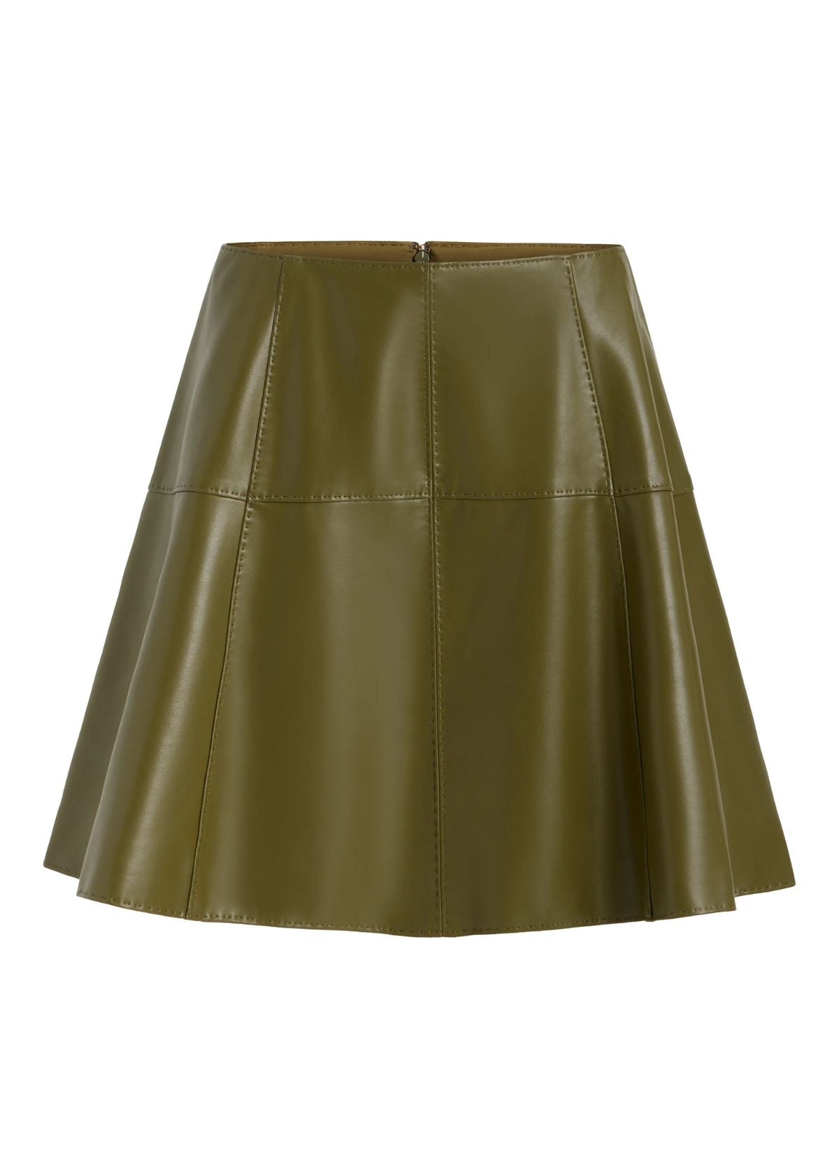 MARIE OLIVER Crawford Mini Skirt - Juniper Green