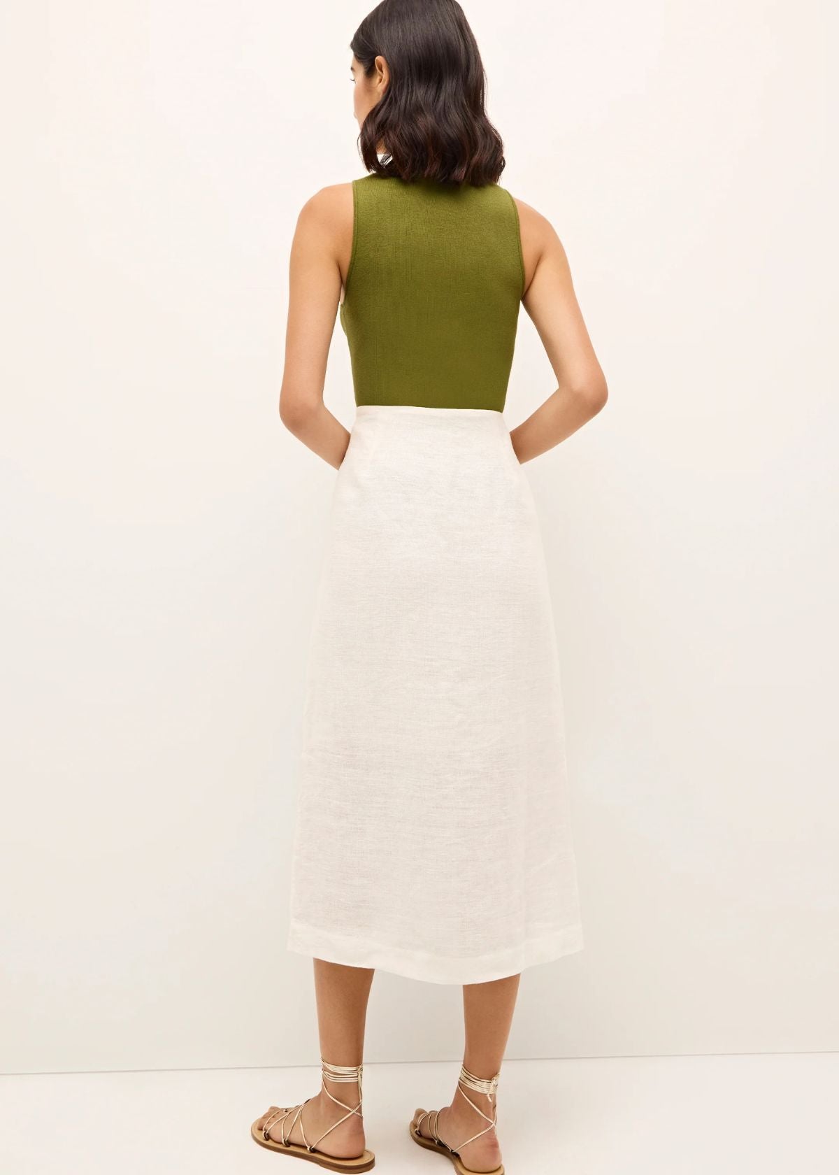 MARIE OLIVER Miranda Tank Top - Pesto