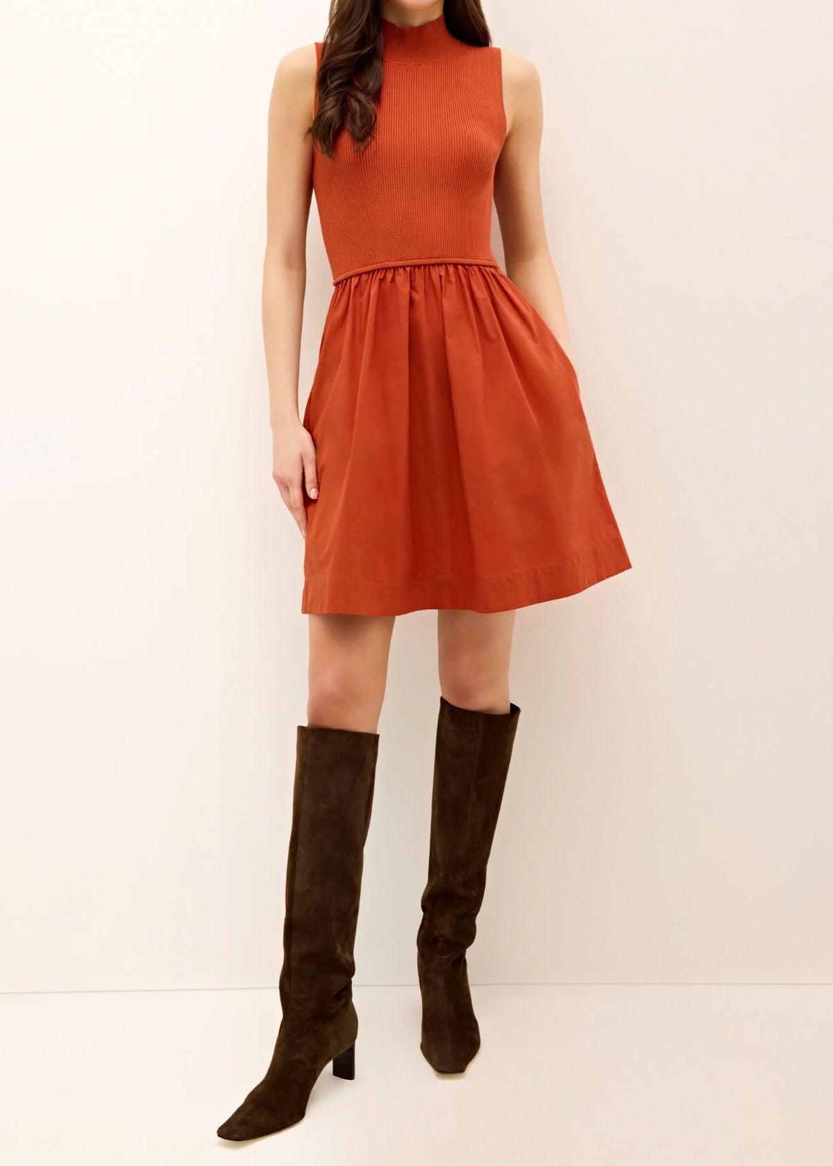 MARIE OLIVER Reynolds Dress - Russet