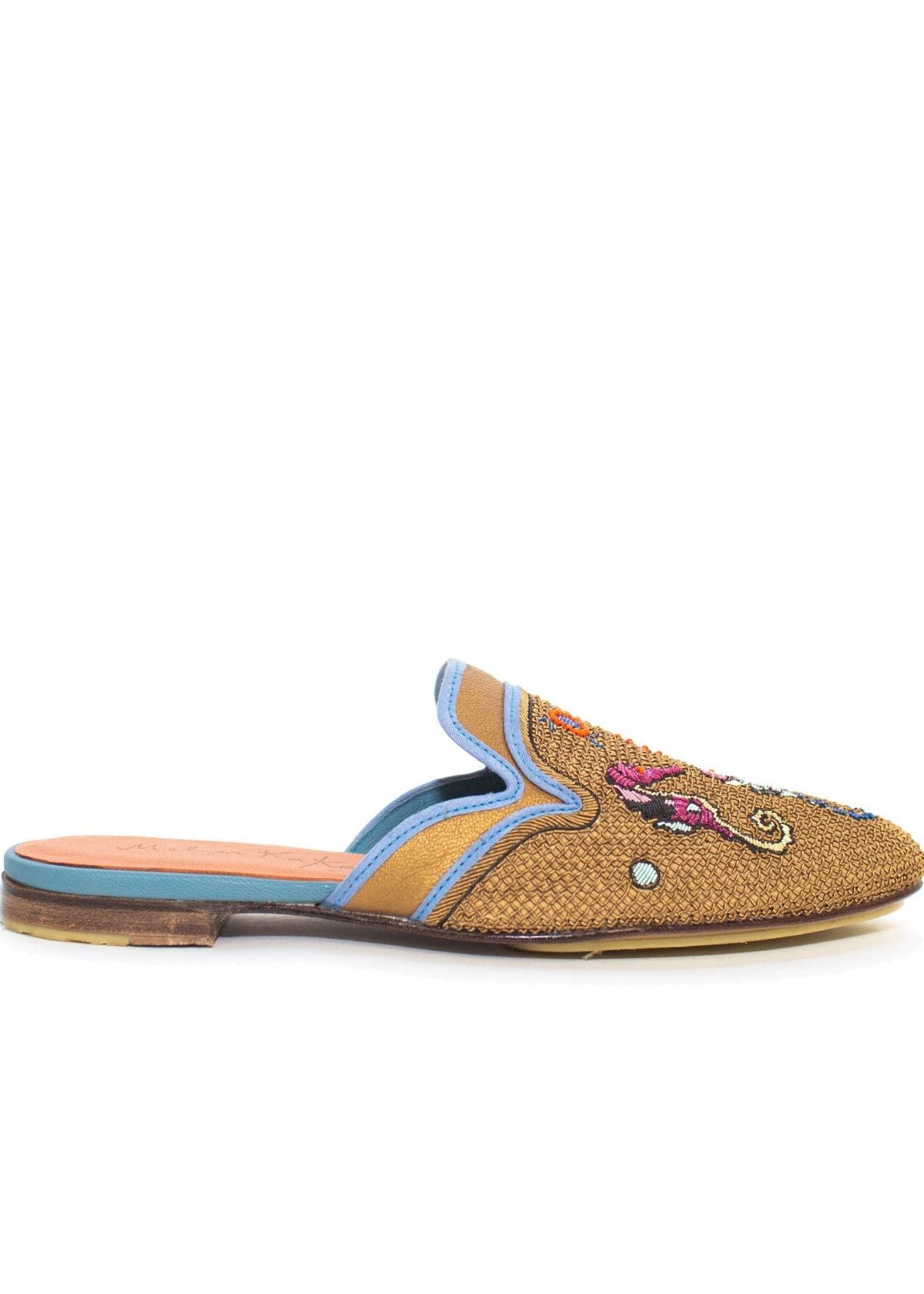 MEHER KAKALIA Hikkaduwa Slipper - Lovato Gold/Roof Afza