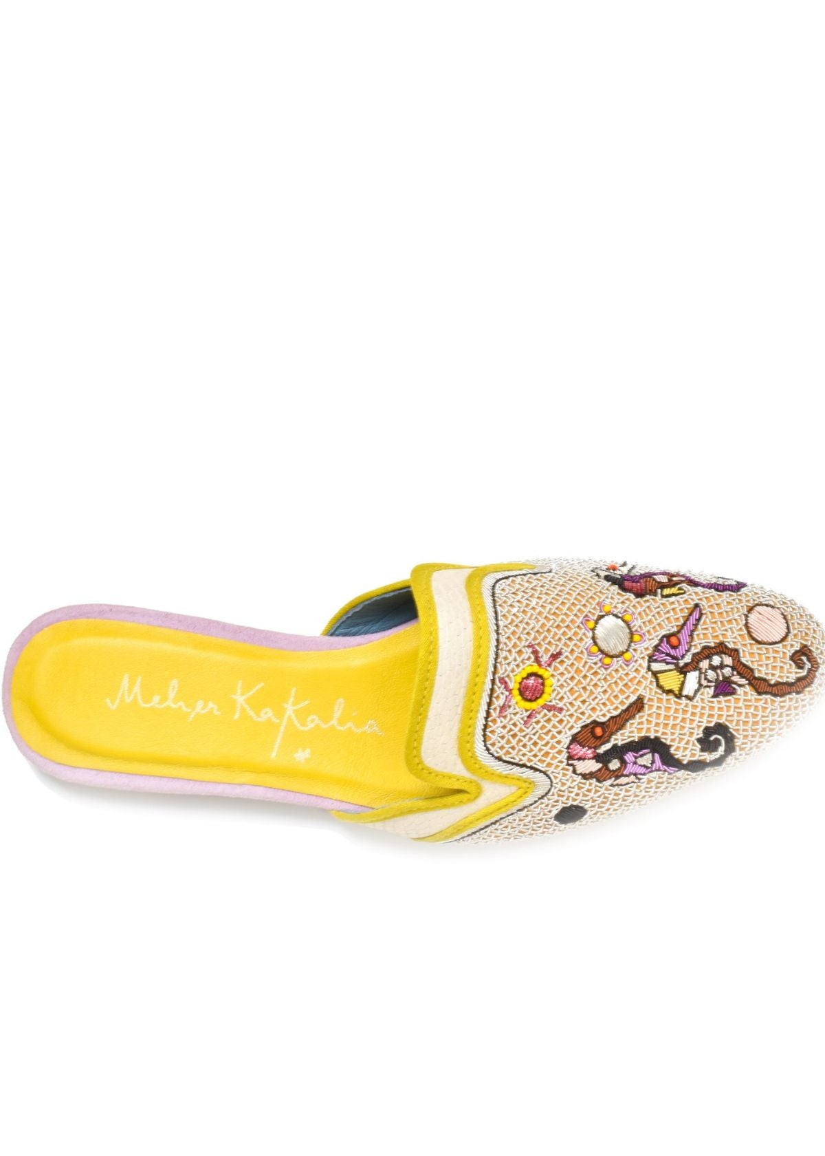MEHER KAKALIA Hikkaduwa Slipper - Magma White/Lilac