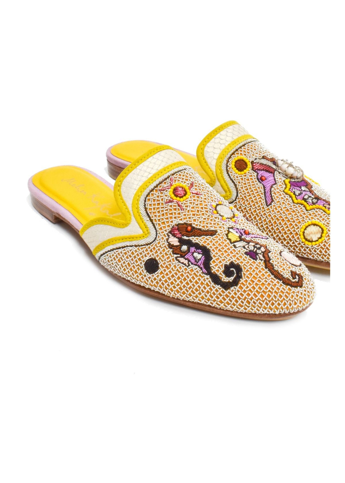 MEHER KAKALIA Hikkaduwa Slipper - Magma White/Lilac