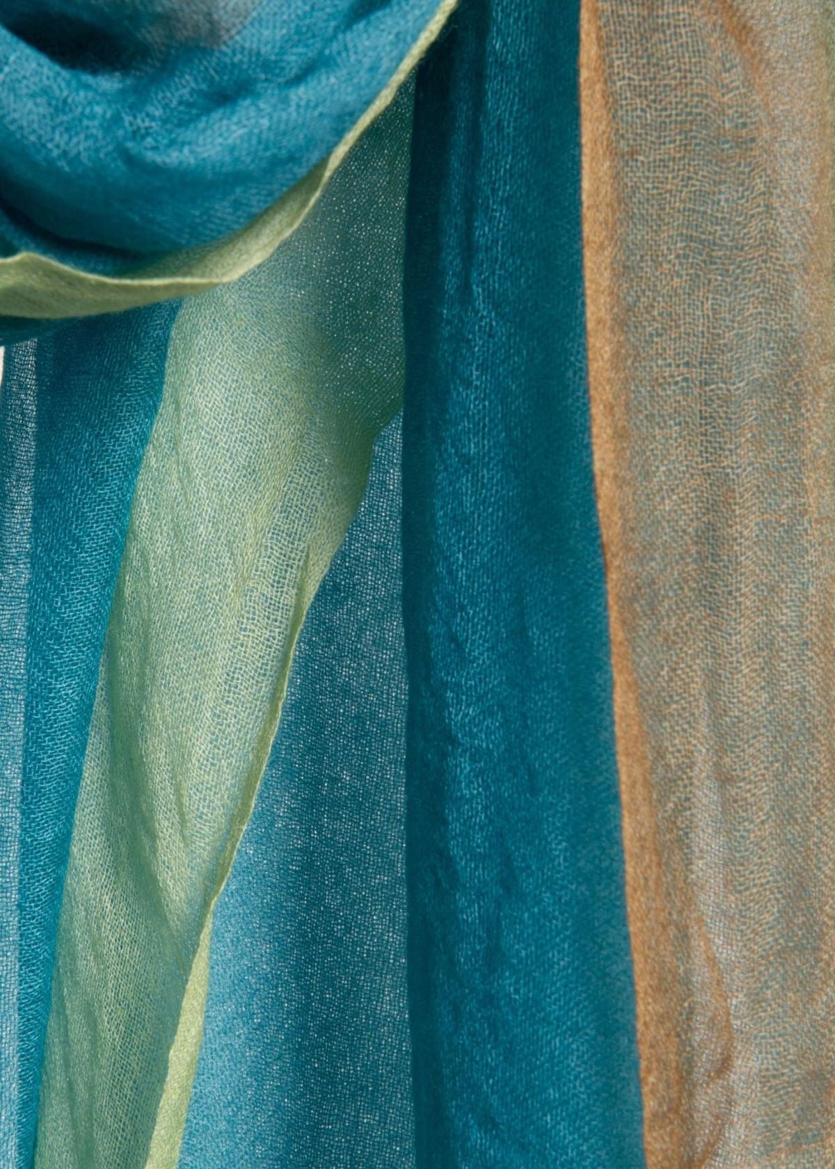 MIRROR IN THE SKY Souffle Tibetan Dip Dye Shawl - Bodywork, Electric, and Cover